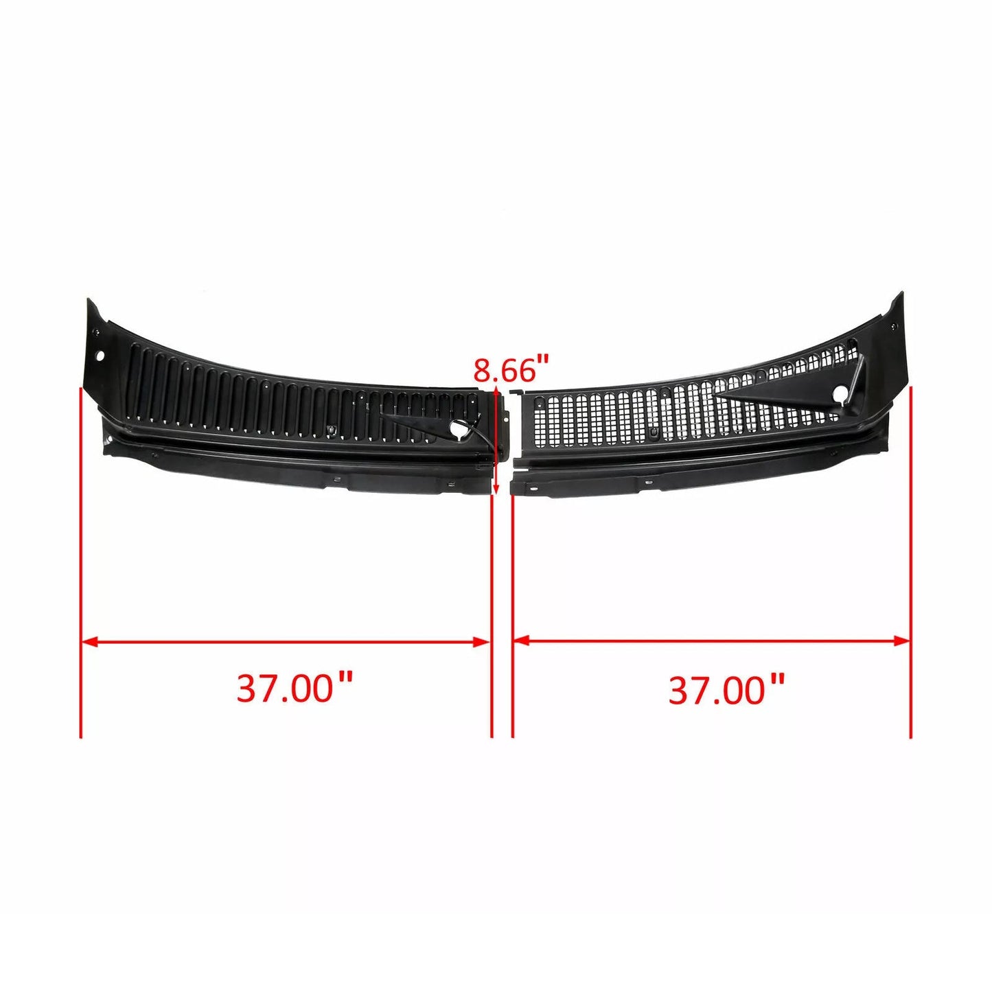 Windshield Wiper Cowl Vent Grille 3C3Z25022A68 For Ford F250 F350 1999-2007