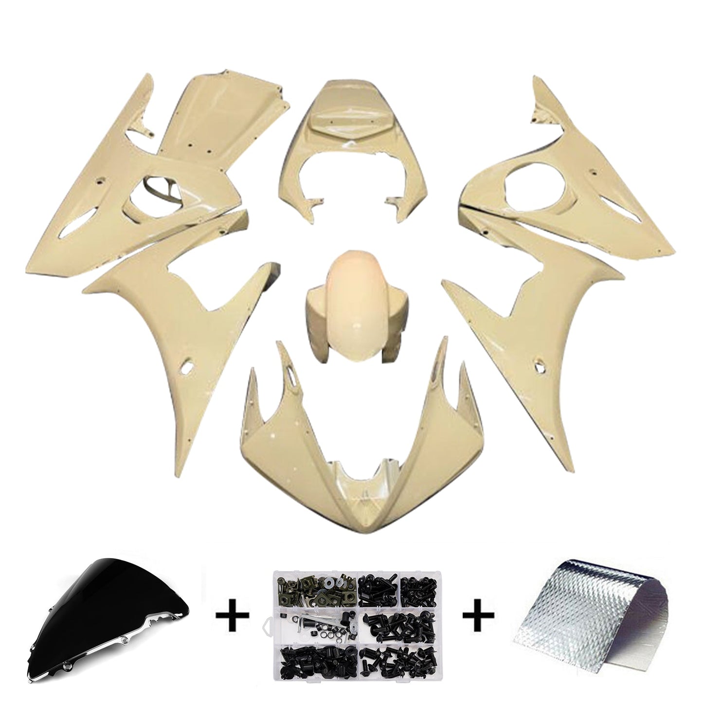 Injection Fairing Kit Bodywork For Yamaha YZF-R6 2003-2004 R6S 2006-2009