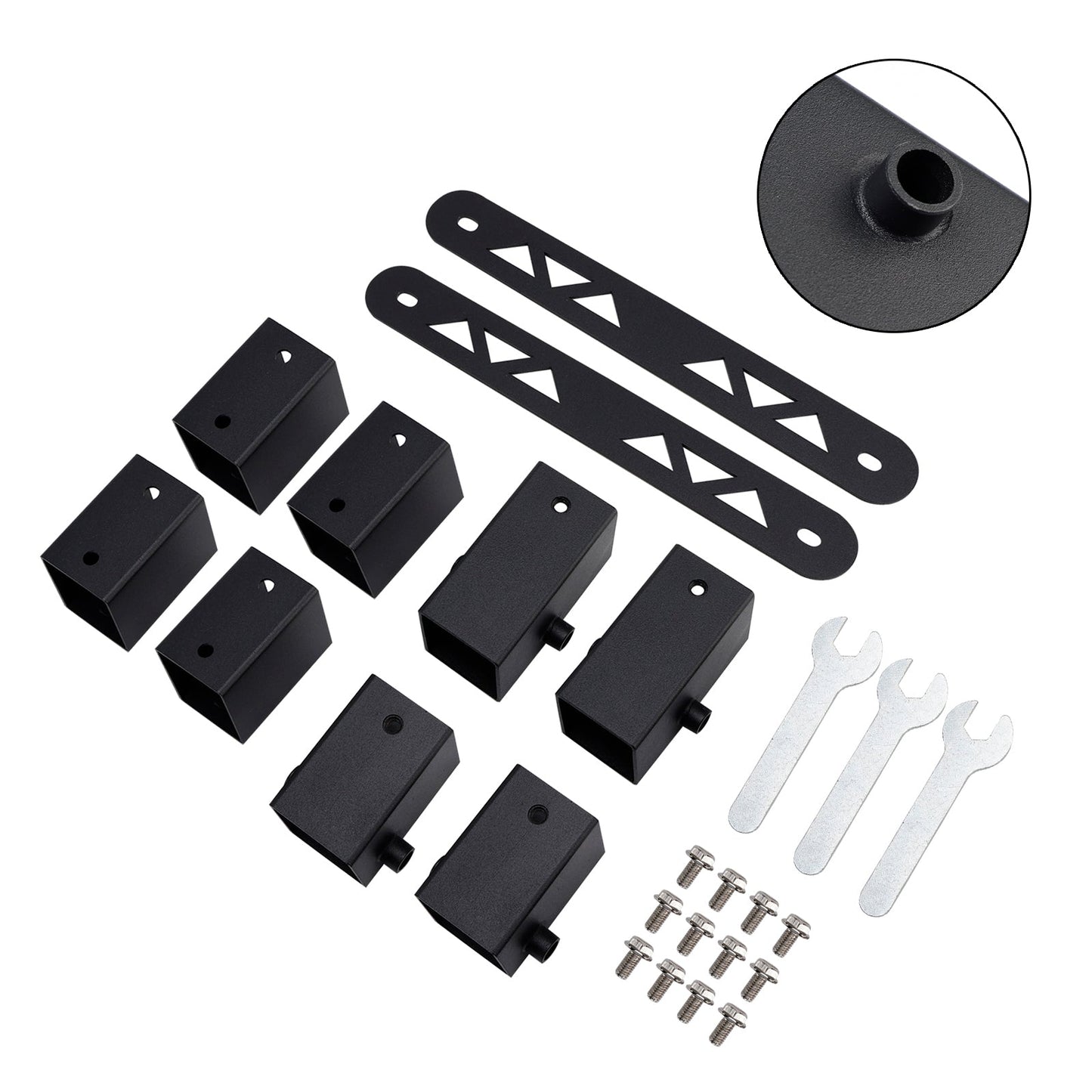 Driver & Passenger Seat Raiser Adaptor Kit For Polaris Rzr Pro Xp 20-23 Turbo