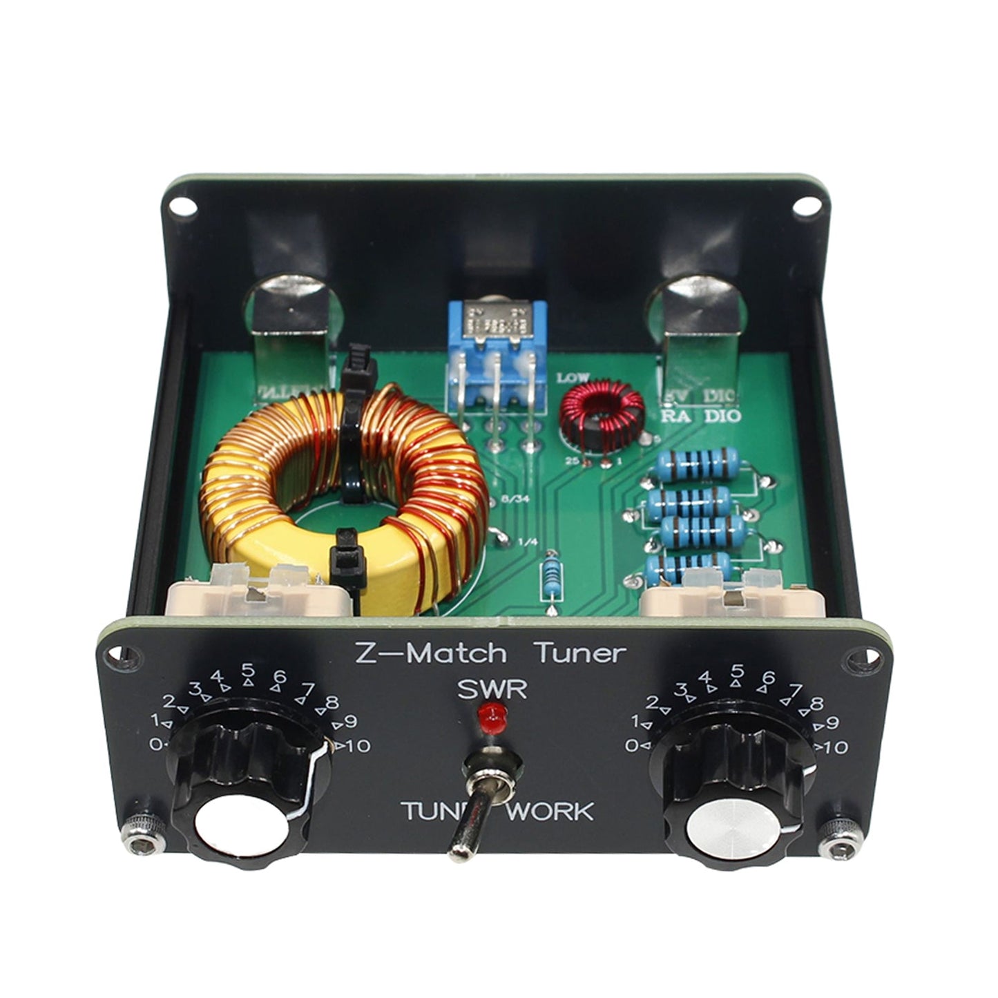 Z-Match QRP Manual Tuner Antenna Tuner HAM Adapter 3-28 MHz BNC Interface