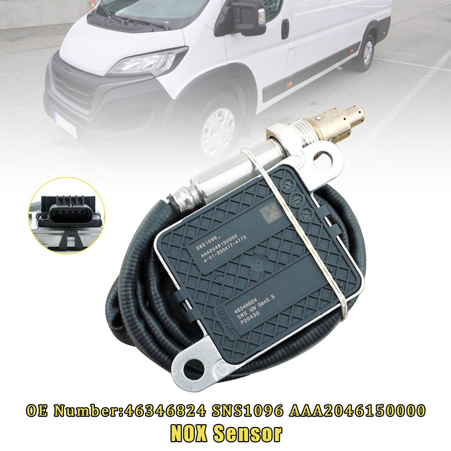 AAA2046150000 NOX Sensor for Fiat Ducato Van Multijet 2.2D 2021 46346824