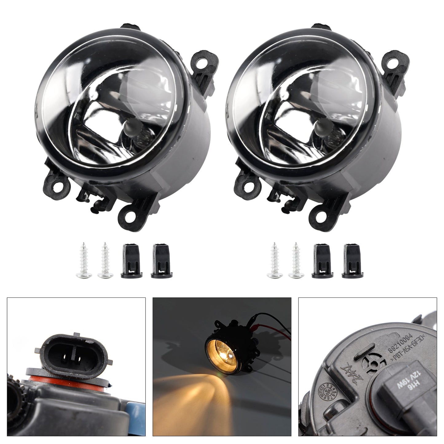 Pair Front Driving Fog Light LH/RH 2N11-15201-AB For Ford Focus 2007-2011