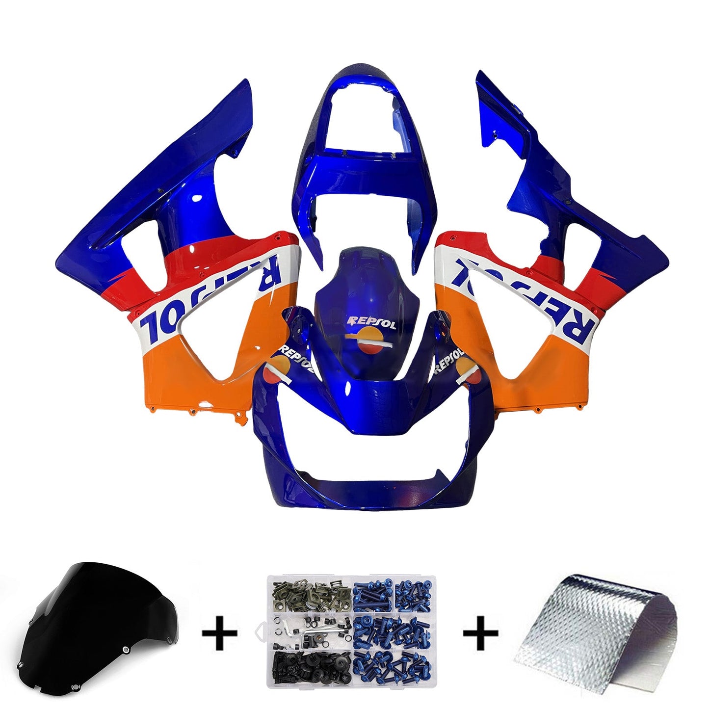 Injection Fairing Kit Bodywork Plastic ABS For Honda CBR929RR 2000-2001