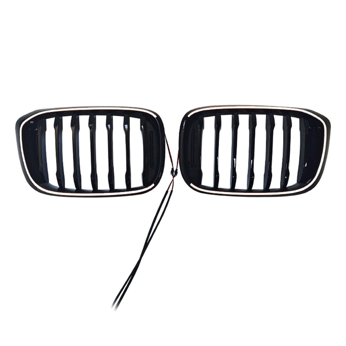Gloss Black Front Kidney Grill Grille Fit BMW X4 G02 X3 G01 G08 2018-2021
