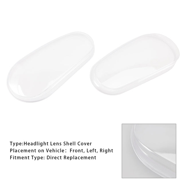 1999-2005 VW MK4 Golf/GTI/R32 Left+Right Headlight Lens Shell Cover Lampshade