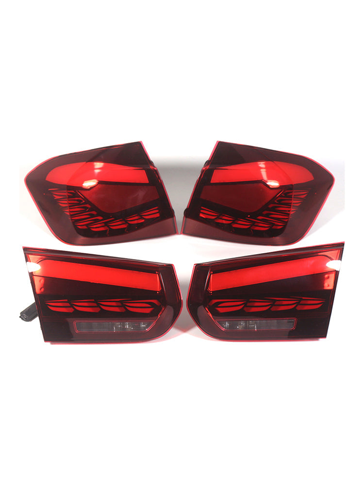 2012-2018 BMW 3 Series F30 F80 316d L&R Red LED Tail Lights Rear Lamp Assembly 63217313039 63217372793