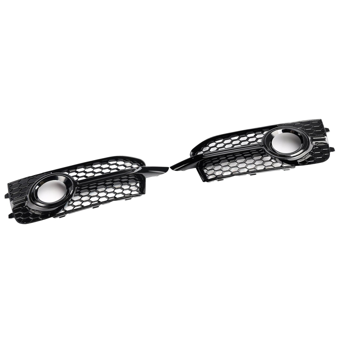 2011-2014 Audi A1 8X S-Line 2PCS Front Bumper Fog Light Cover Grille Grill 8X0807682B 8X0807681B