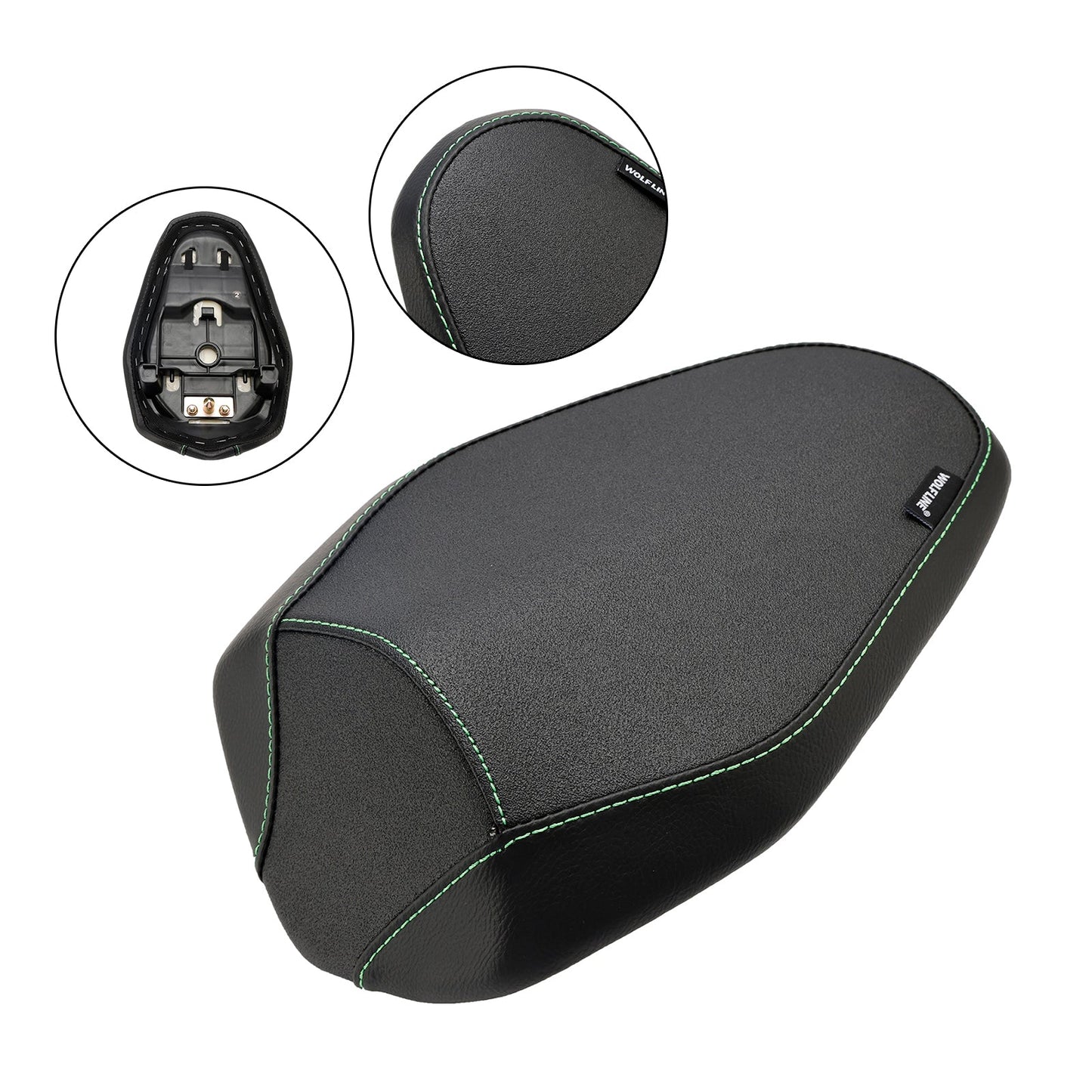 2023 Kawasaki Zx-4R Zx-4Rr Rear Passenger Seat Cushion Pillion Flat Blacka