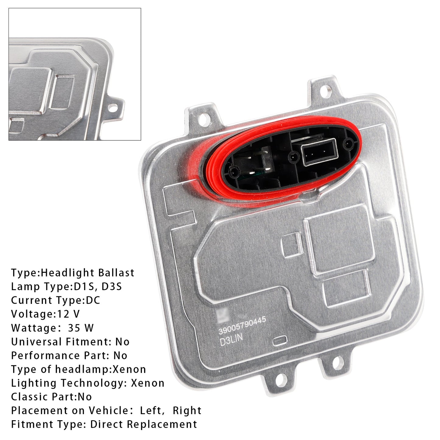 Xenon Headlight Ballast Control Module 5DV00993200 For Vauxhall Insignia 2008-2017