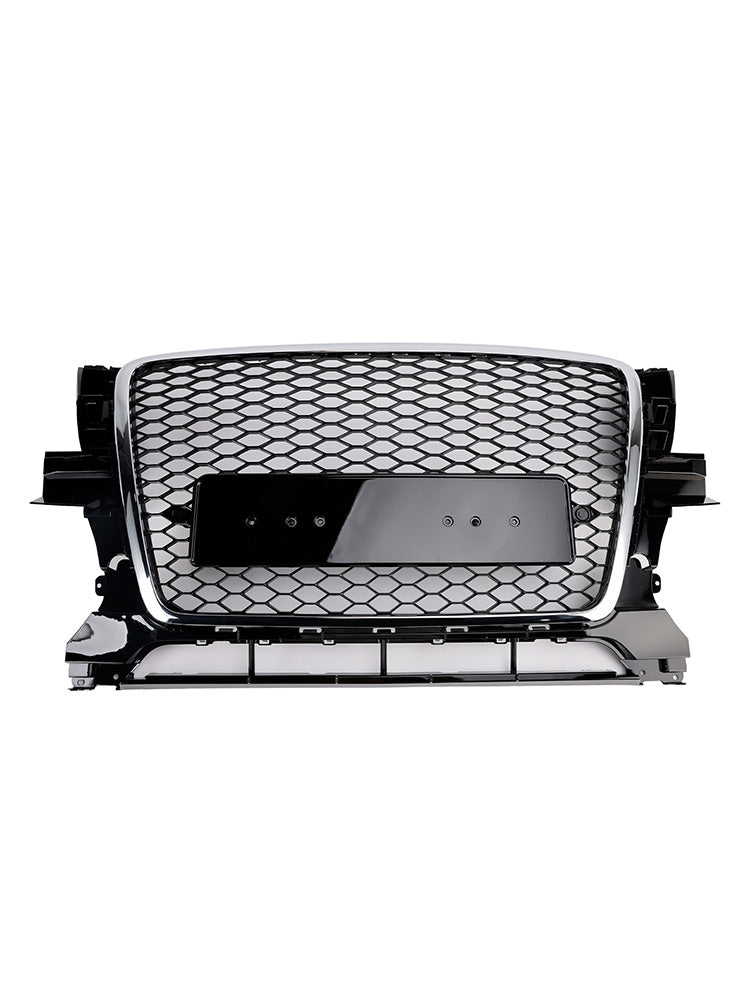 Chrome/Black Front Bumper Grill Grille 8R0853651B Fit Audi Q5 2009-2012