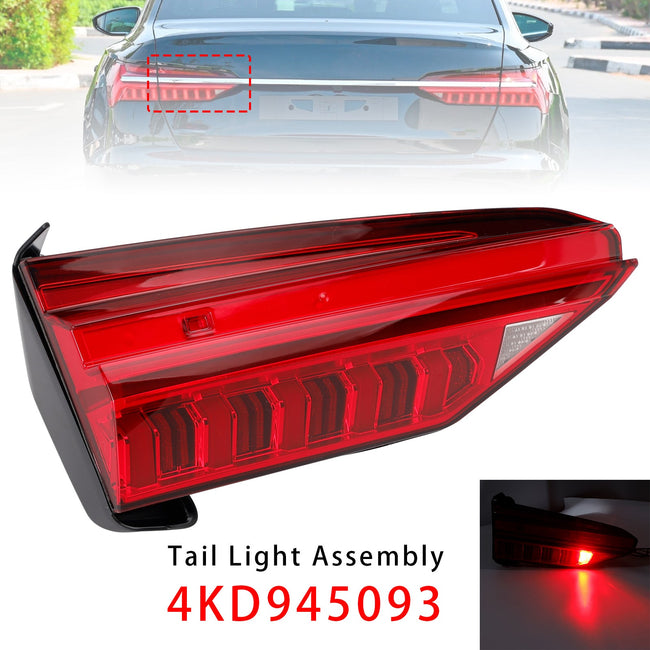 2019-2023For Audi A6 C8 Left LED Inner Tail Light Assembly 4KD945093