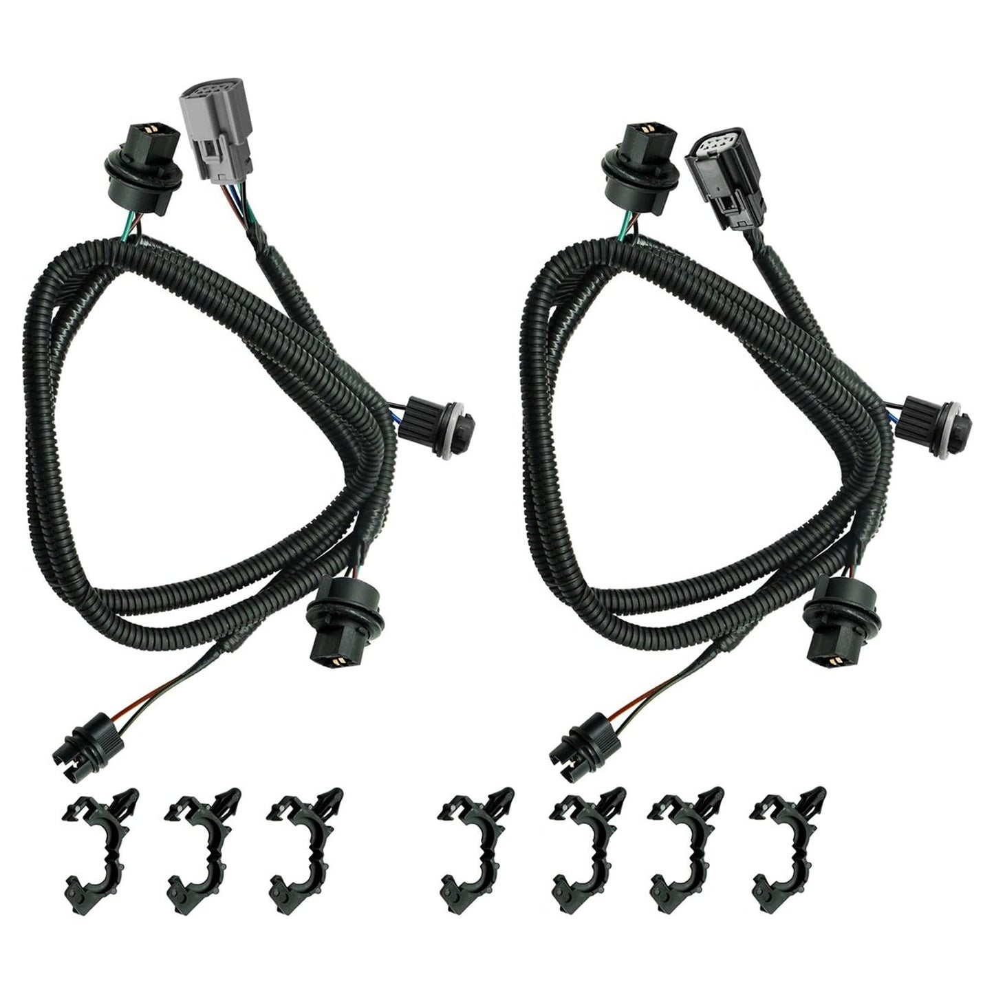 2PCS L+R Tail Lamp Light Wiring Harness For GMC Sierra 1500 2016-2019