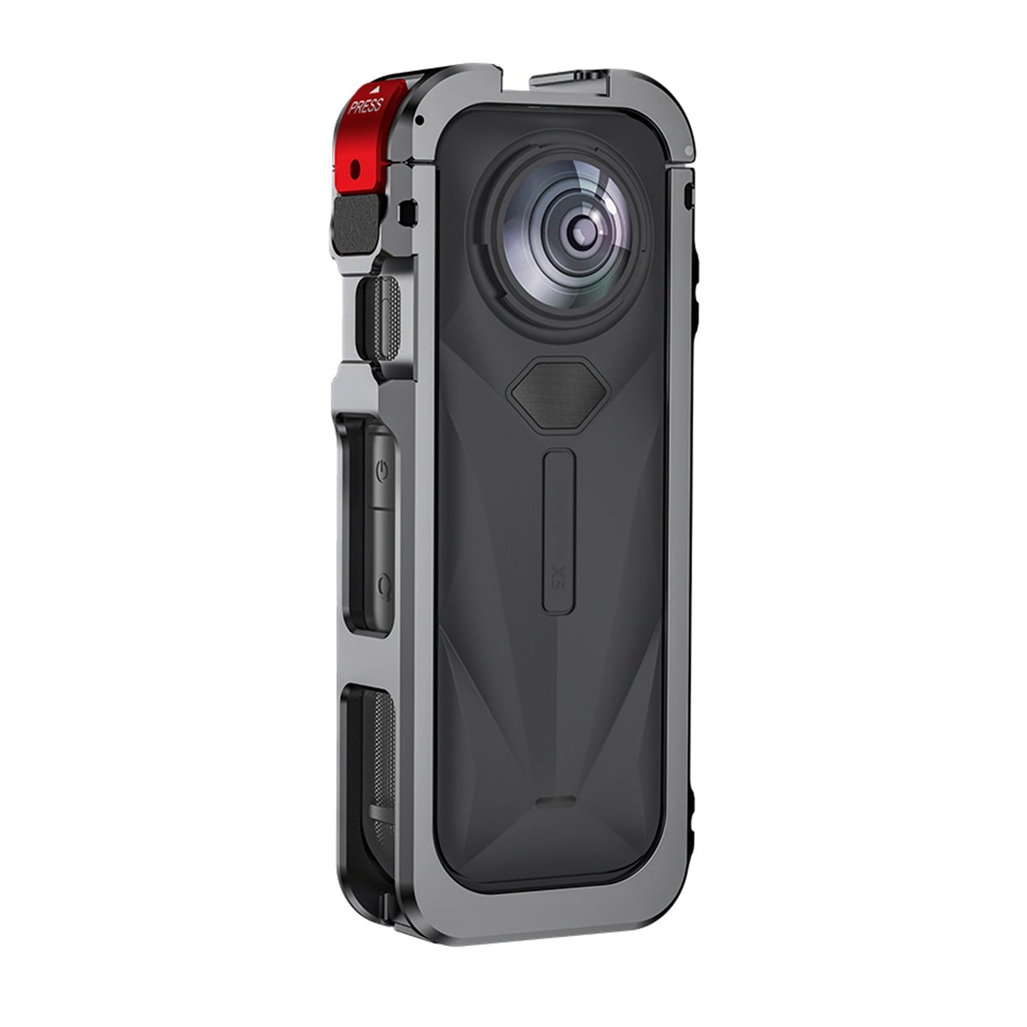 Utility Frame Case Cage for Insta360 X5 Protective Case Silicone Lens Cap Guard