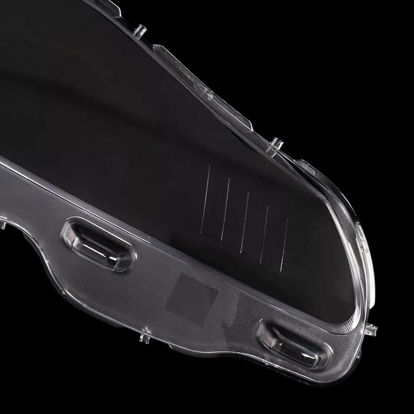 2010-2019 Jaguar XJ XJL Pair Front Headlight Lens Cover Shell Clear