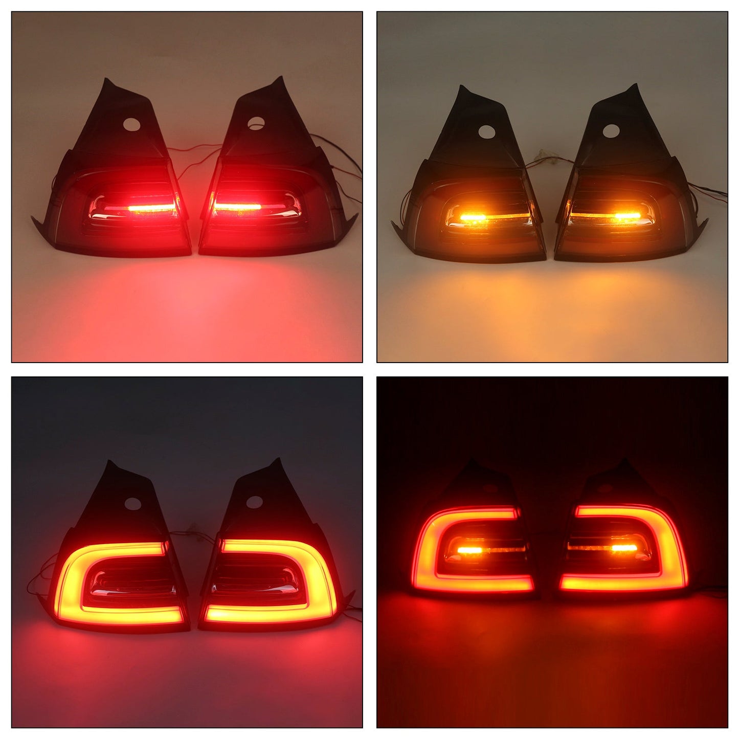 2020-2023 Tesla Model Y L+R Rear Tail Lamp LED Light 1077399-00,1077398-00