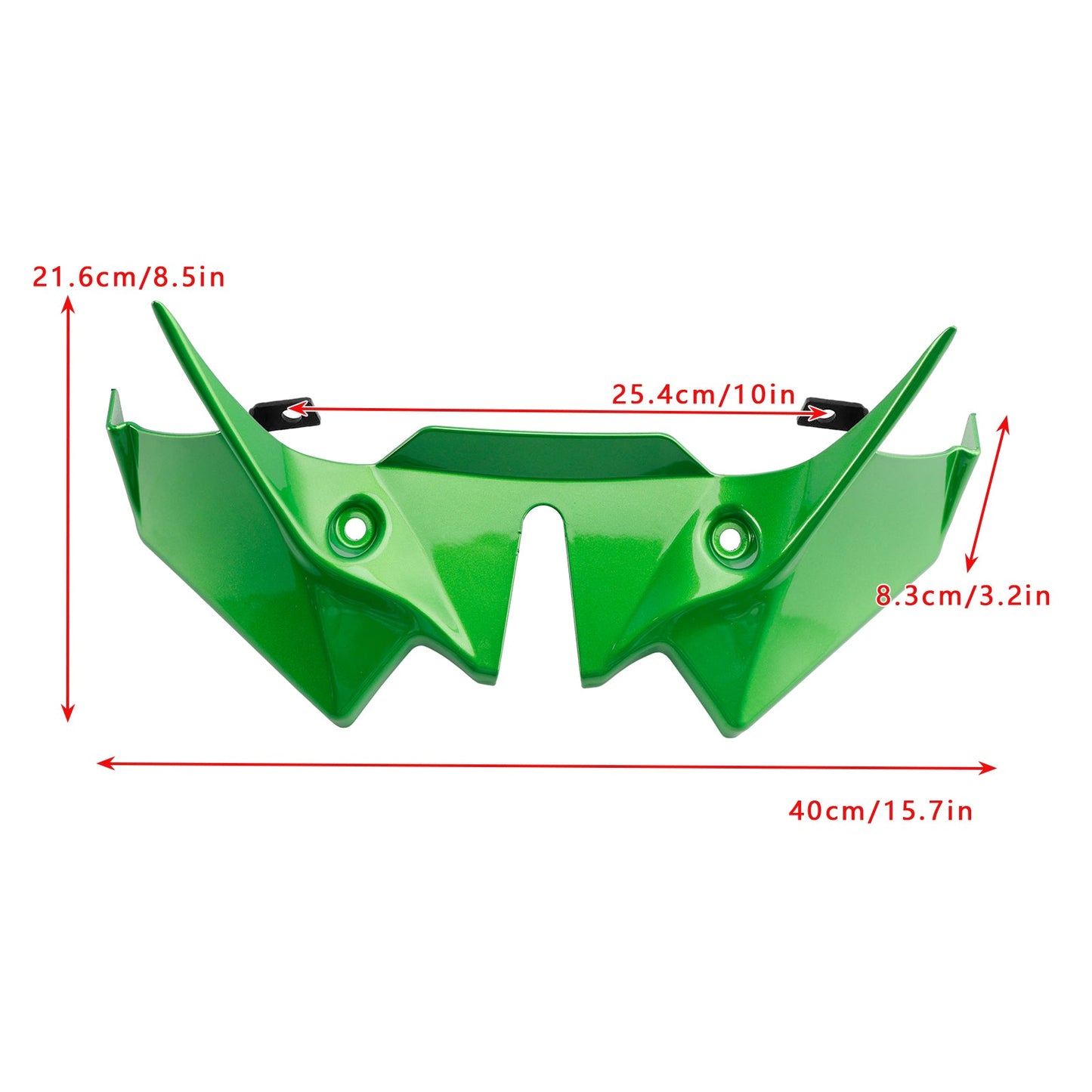 2021-2024 Kawasaki Z650 Front Downforce Spoiler Extension Fairing Dark green
