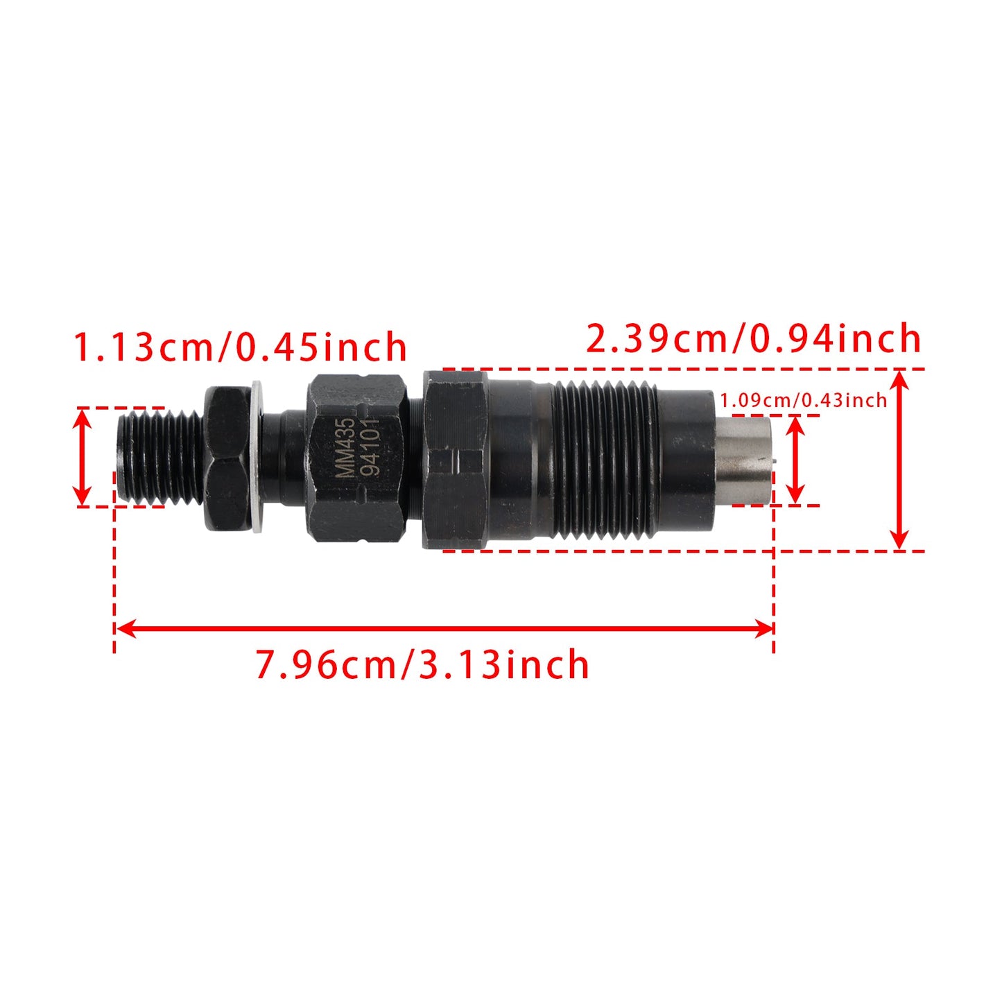 1Pcs Fuel Injector For Mitsubishi L2E L3E S3L S4L S4L2 Engine MM43594101