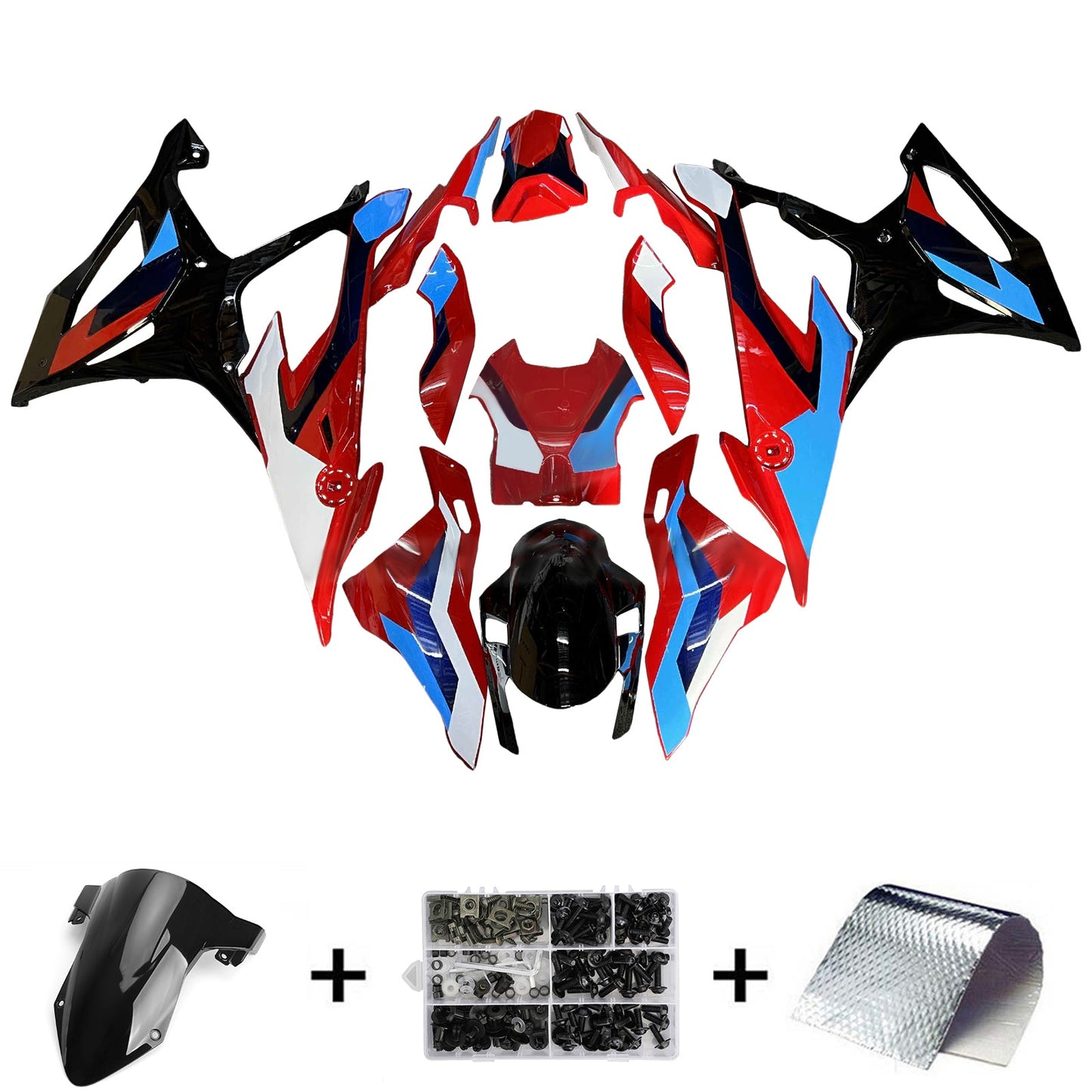 2019-2022 BMW M1000RR S1000RR Injection Fairing Kit Bodywork Plastic ABS