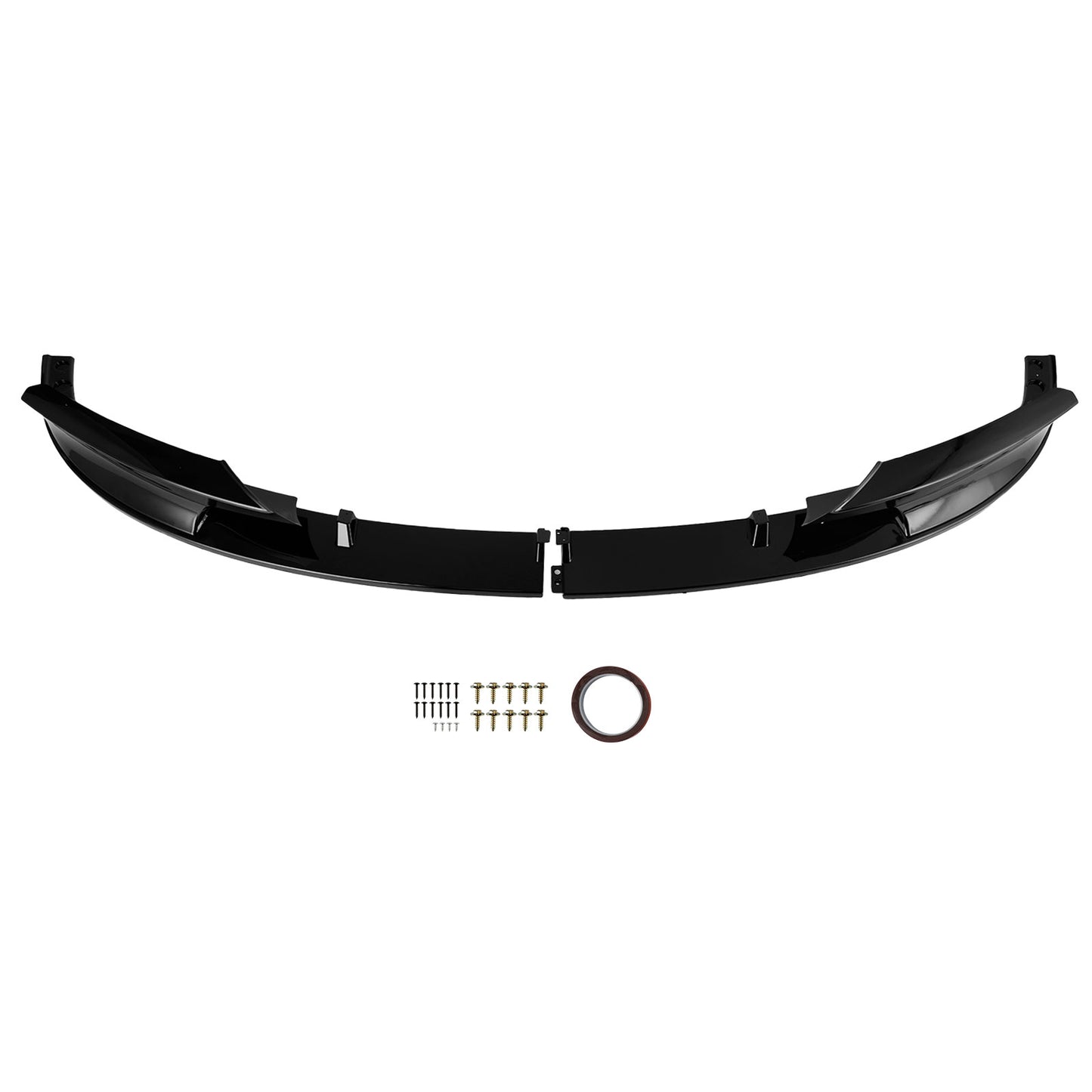 Gloss Black Front Bumper Spoiler Lip Fit BMW 3 Series F30 2012-2018 M Sport