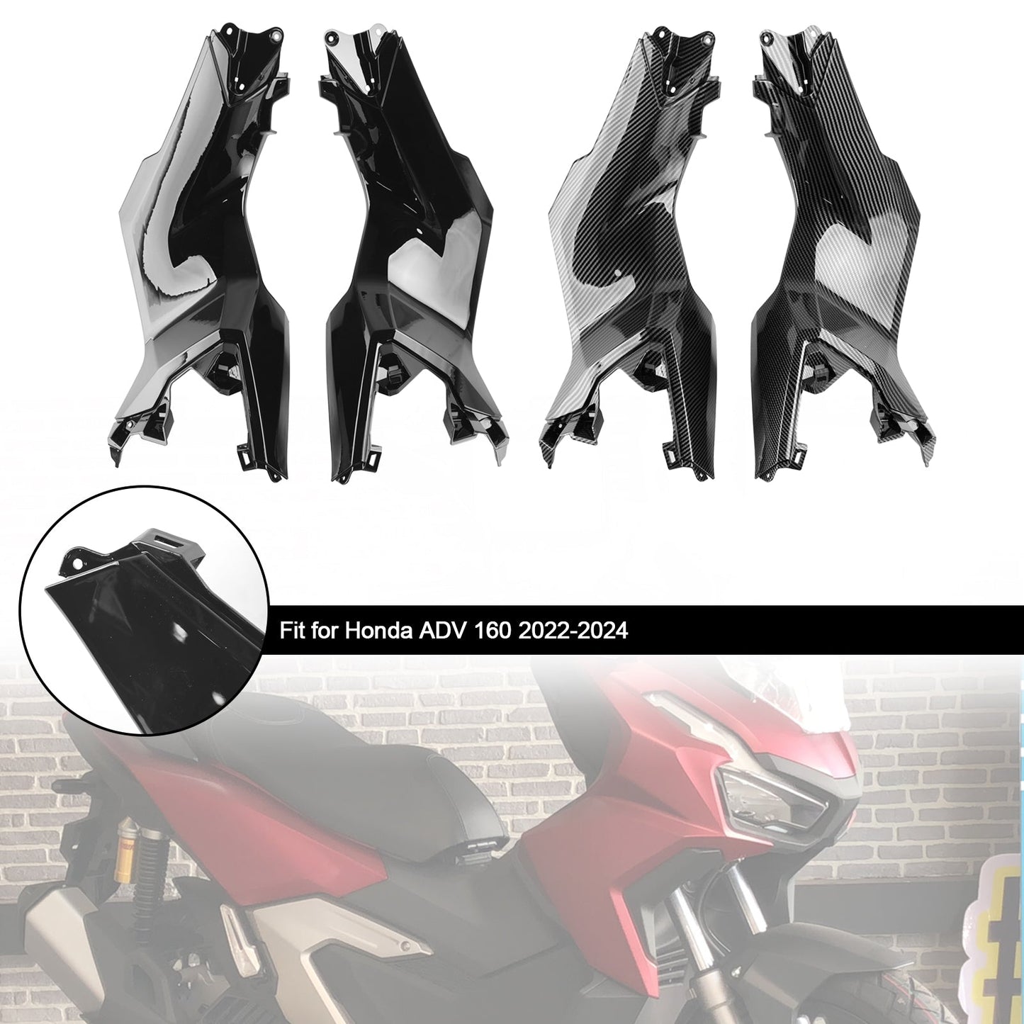 2023-2024 Honda ADV 160 Side frame Cover Panel Fairing Body Cowl