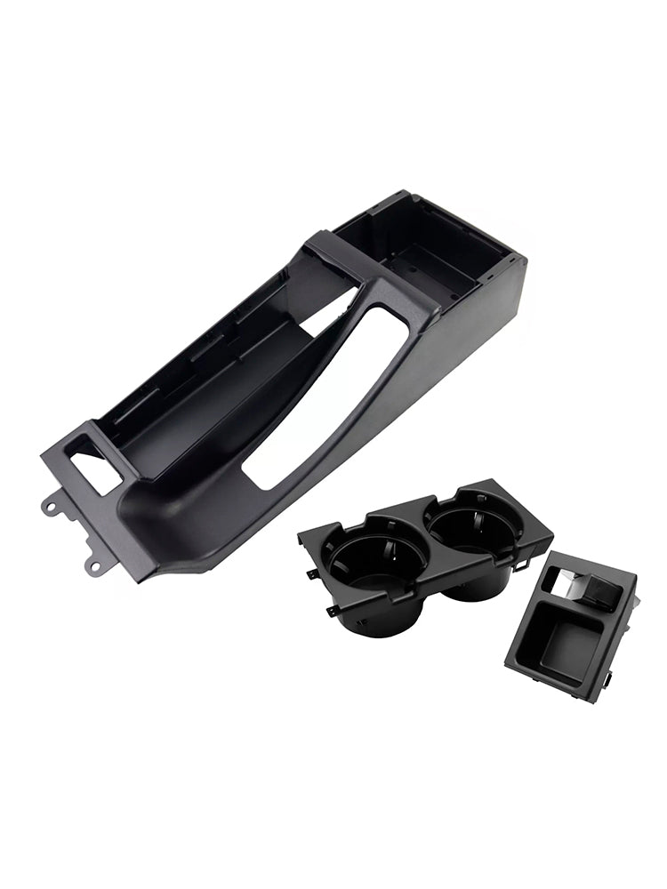 1999-2005 BMW 3 Series E46 4 Door Black Center Console Trim Base Cup Coin Holder 51168218305