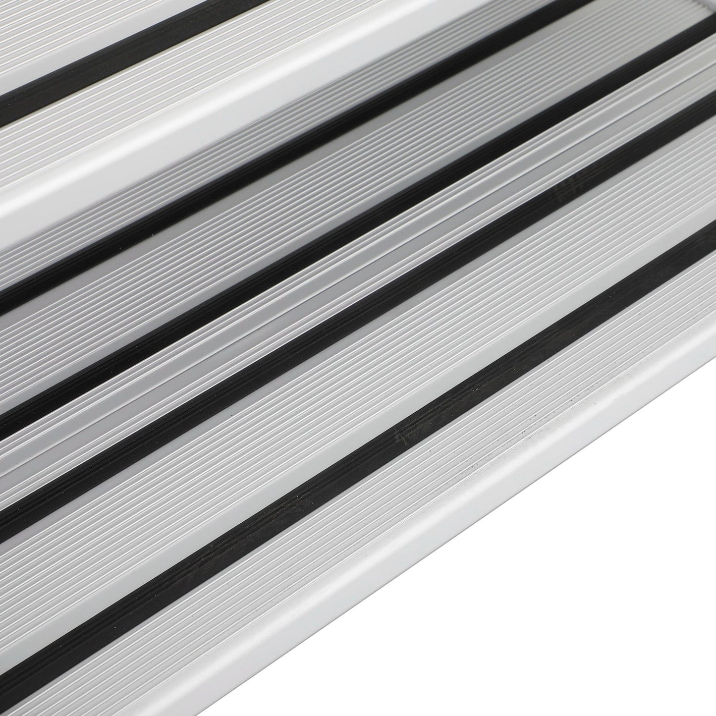 Aluminum Folding Caravan Steps Manual Double Pull Out Drop Down For Motorhome RV Campervan