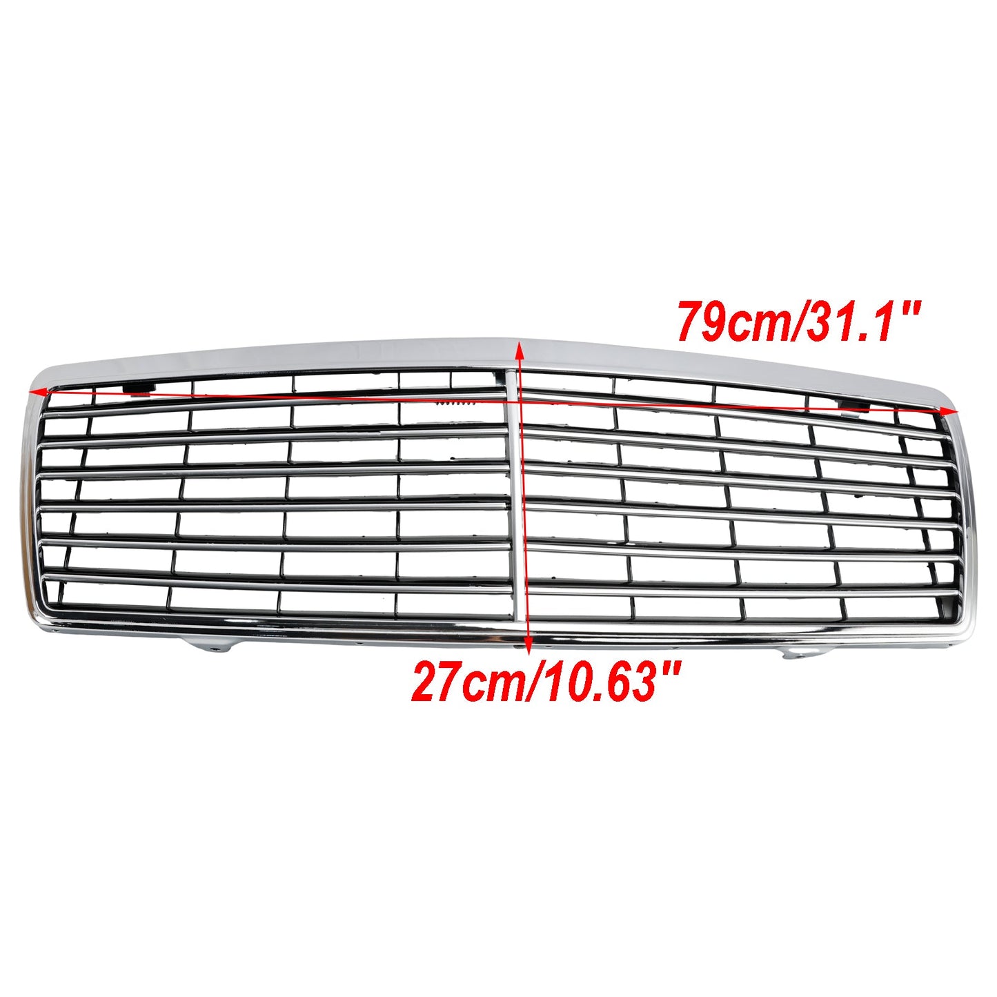 1992-1998 Mercedes Benz S-Class W140 Chrome Front Bumper Grill Grille