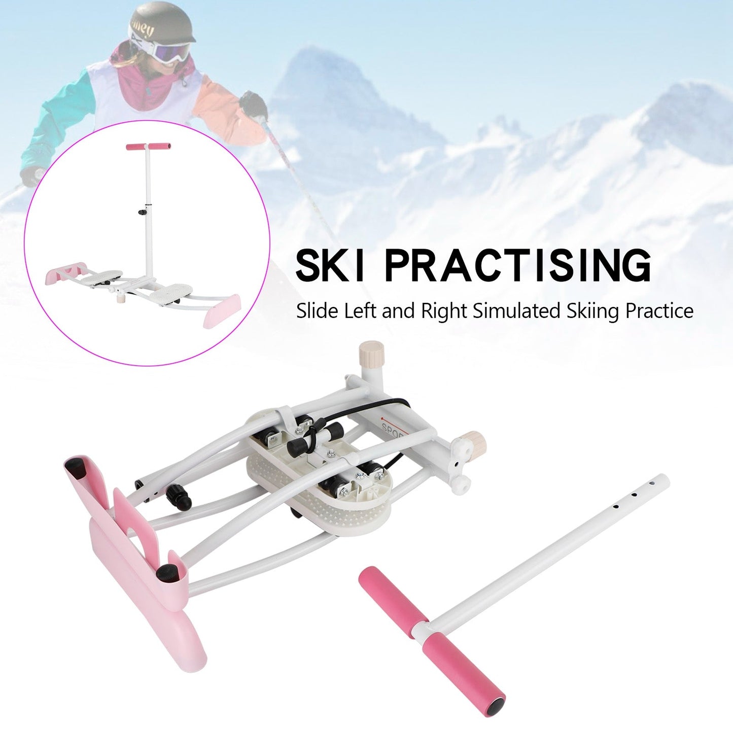 Snow Ski Exercise Machine Leg Exercise Pelvic Muscle Hip Trainer Thigh Exerciser