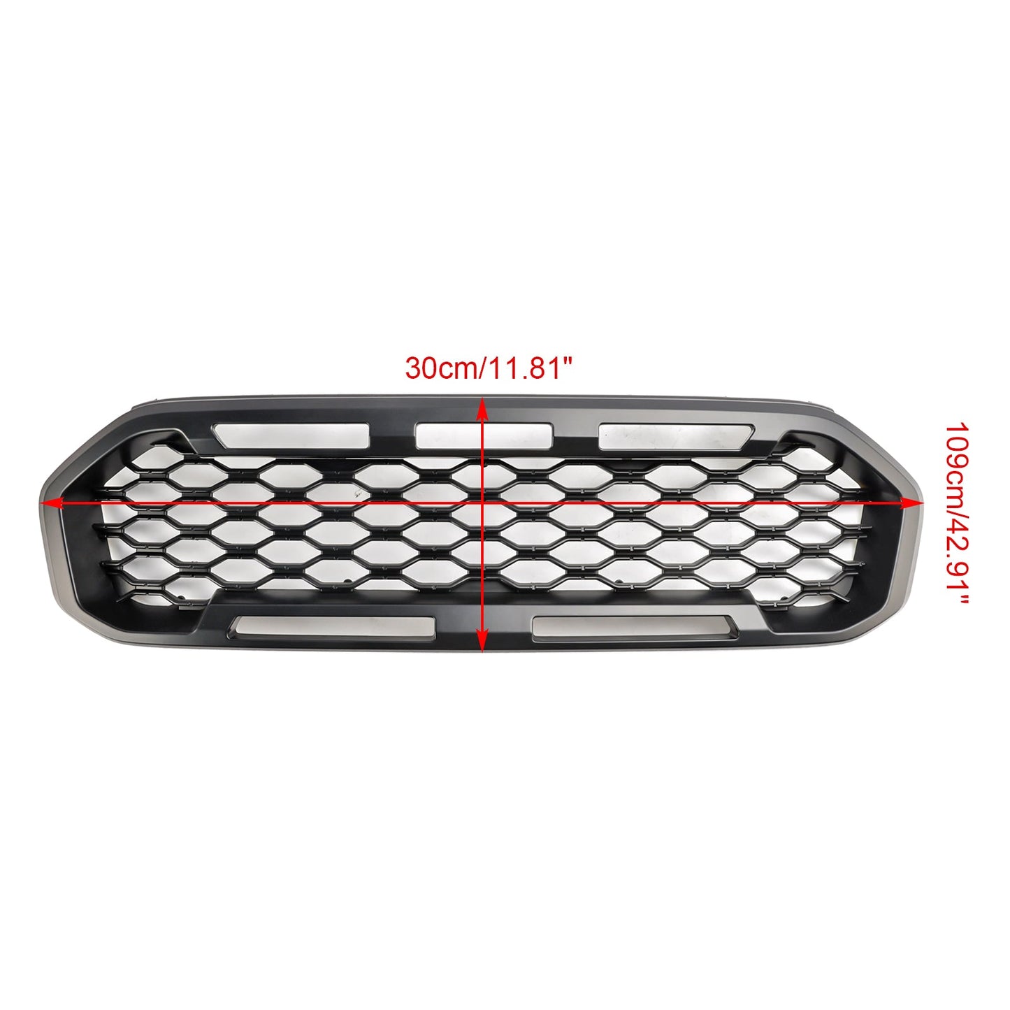 2019-2023 Ford Ranger T8 Front Bumper Grill Grille Black