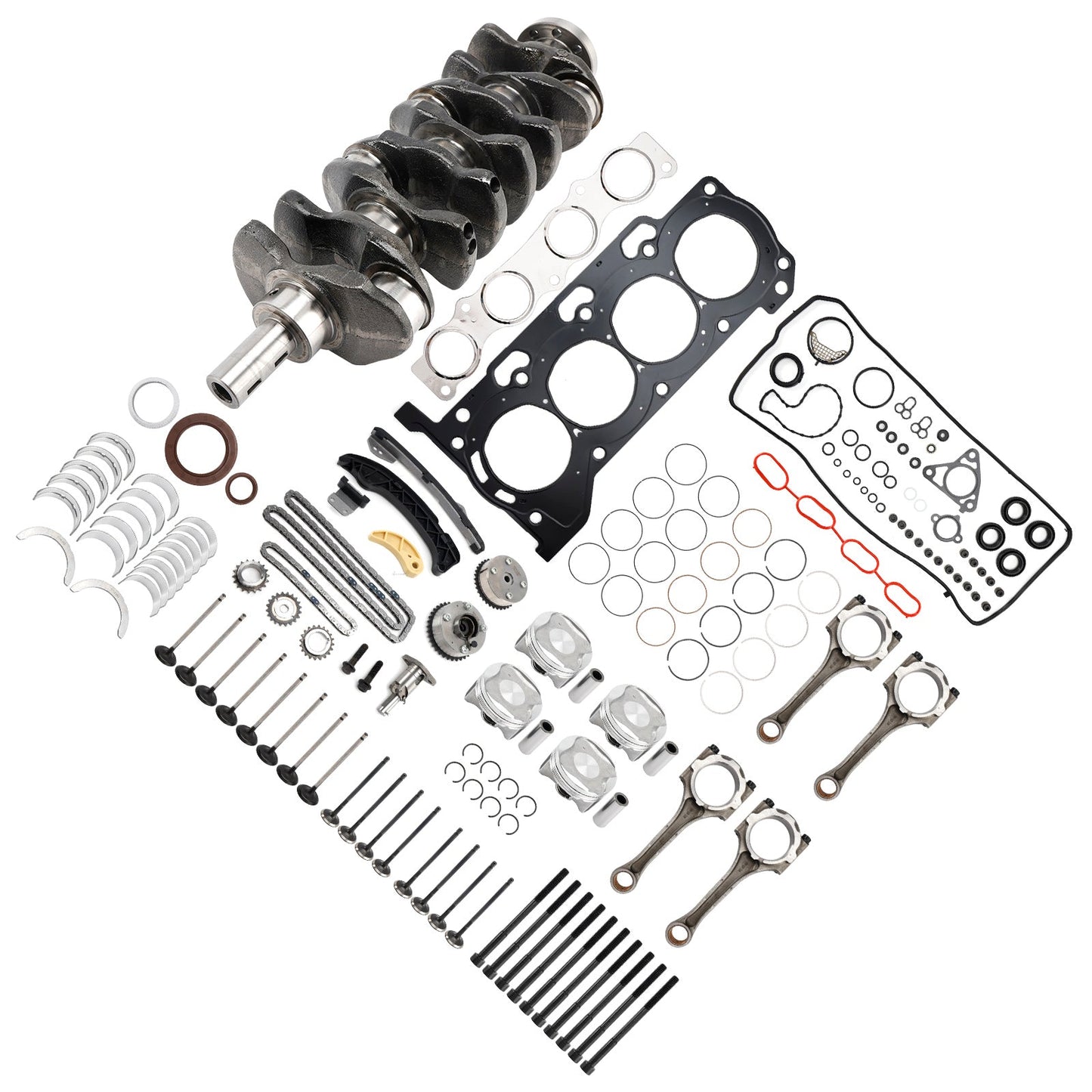 2017-2020 TOYOTA PRIUS PRIME 1.8L Engine Rebuild Overhaul Kit Crankshaft Rods Timing 2ZR-FE 11791-22020