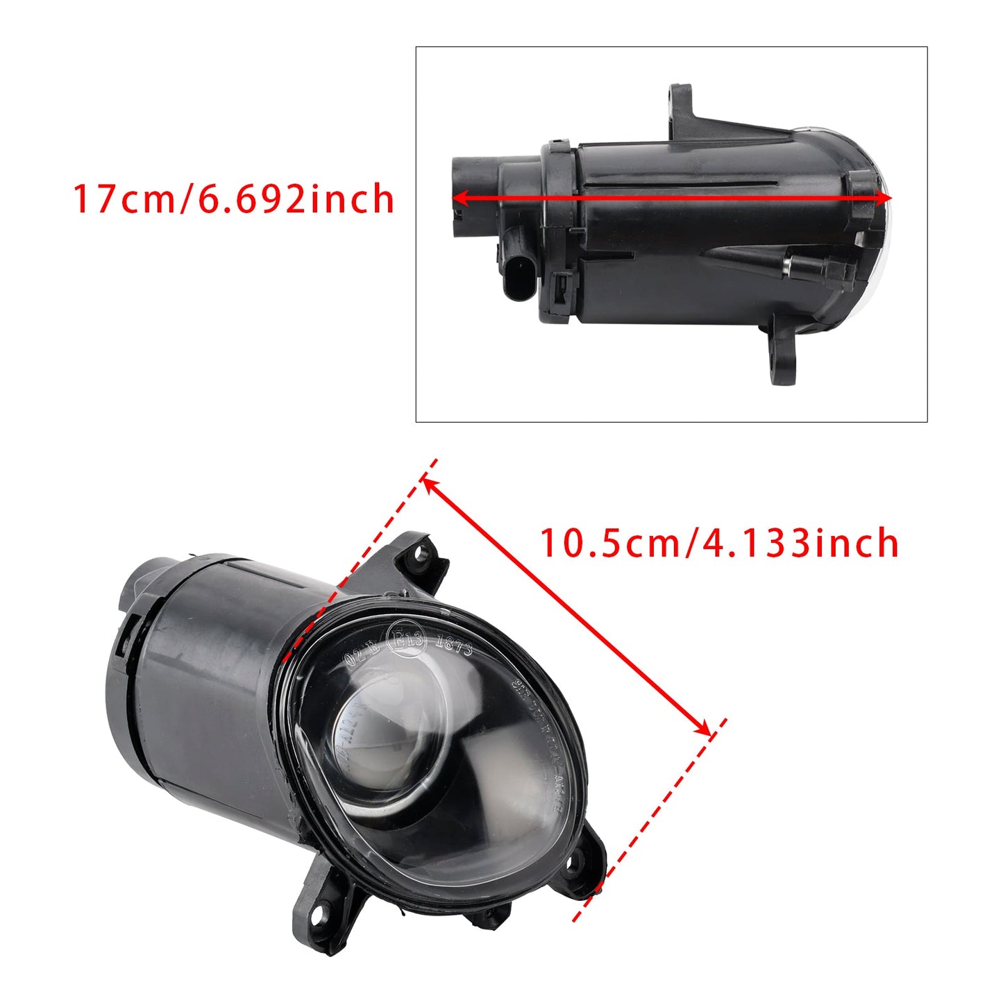 2001-2005 Volkswagen PASSAT 3BG B5 Pair Front Bumper Driving Fog Light Lamps