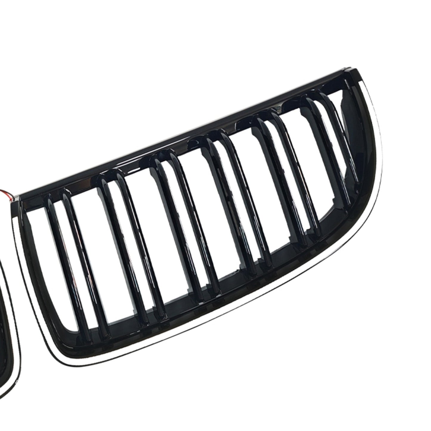 2004-2007 Fit BMW E90 Sedan Wagon 320i Front Kidney Double Slat Grille Black