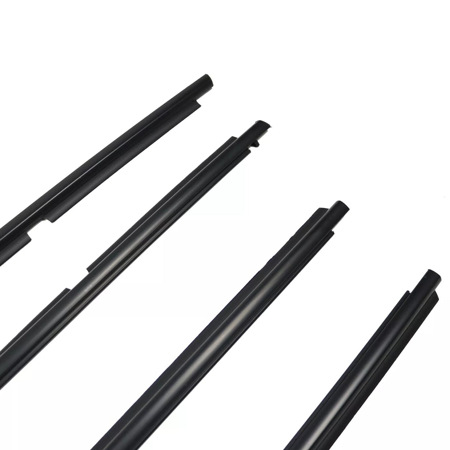 2008-2010 Toyota Highlander 4Pcs Weatherstrip Window Moulding Trim Seal Belt
