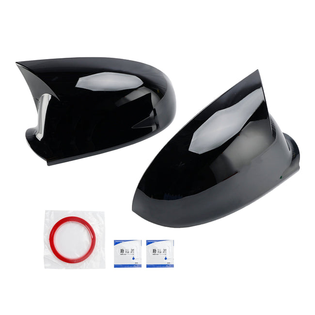 2005-2013 VW Golf Plus Gloss Black Wing Door Mirror Cover Caps Left + Right 1K0857537