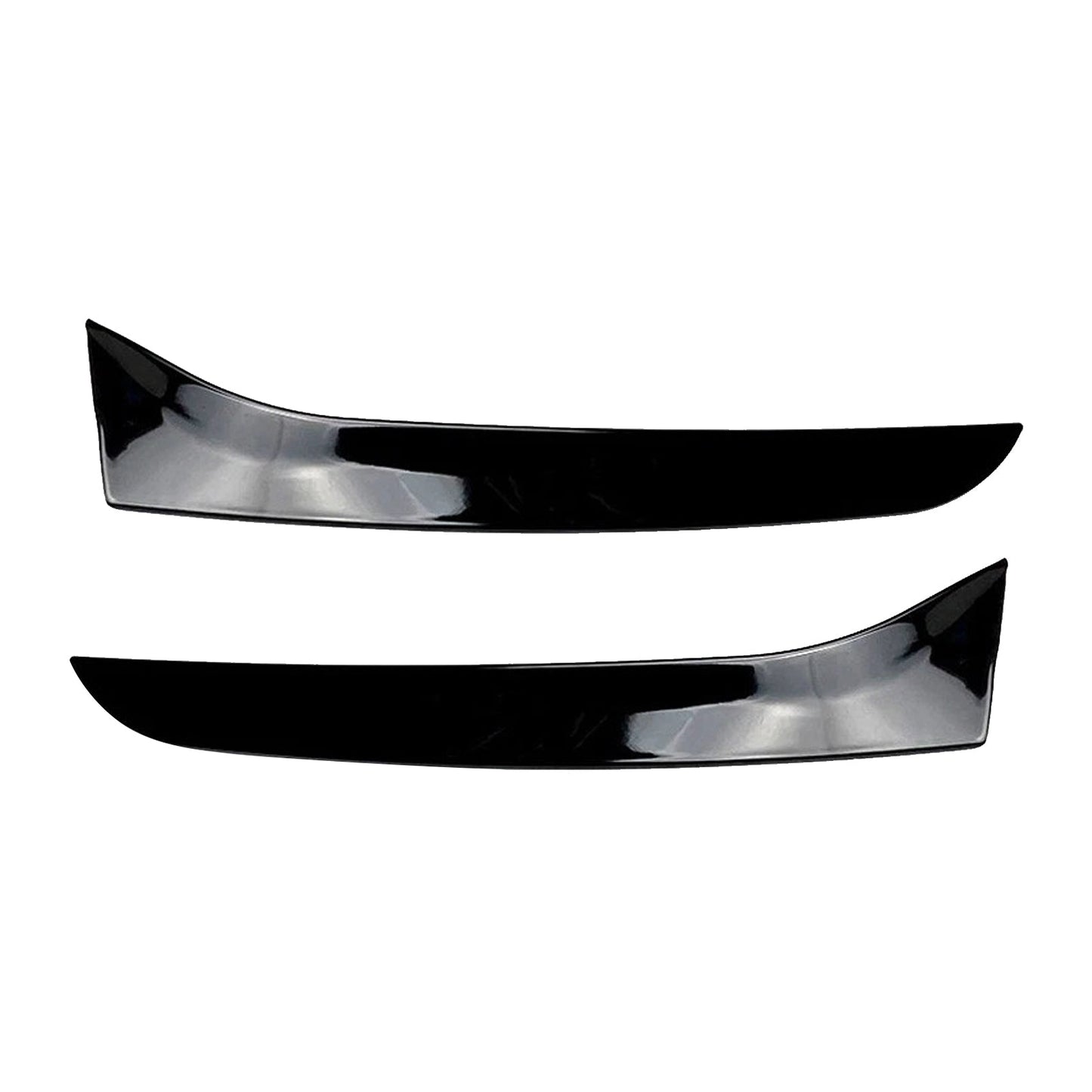 Gloss Black Pair Rear Window Side Wing Spoiler For VW Passat B7 Wagon 11-15