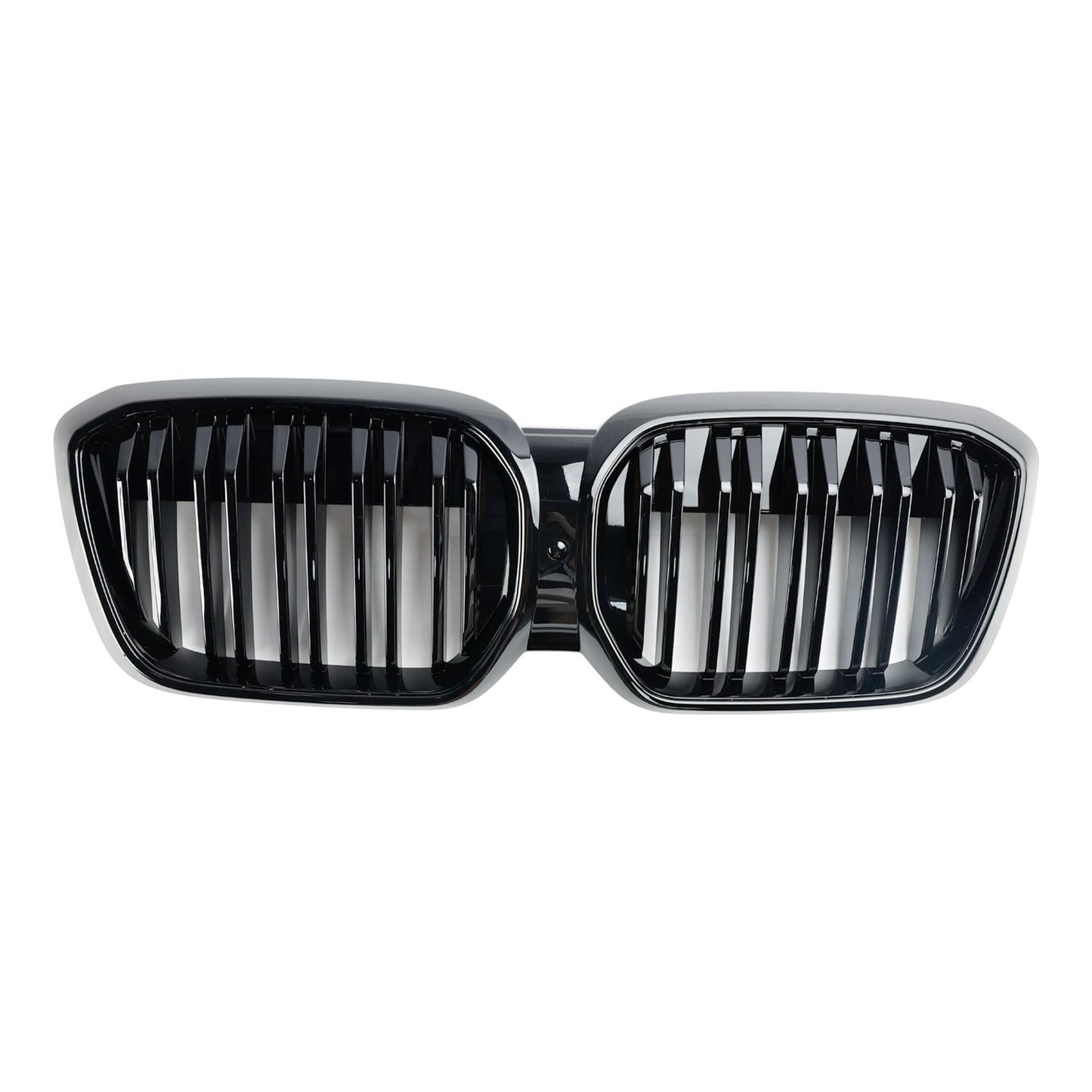 2022+ BMW IX3 G08 LCI Double Slat Gloss Black Front Kidney Grill Grille