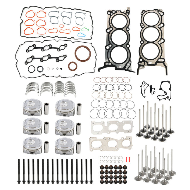 G6DH 3.3L Engine Rebuild Pistons Gaskets Bearings Kit for Hyundai Kia Sorento