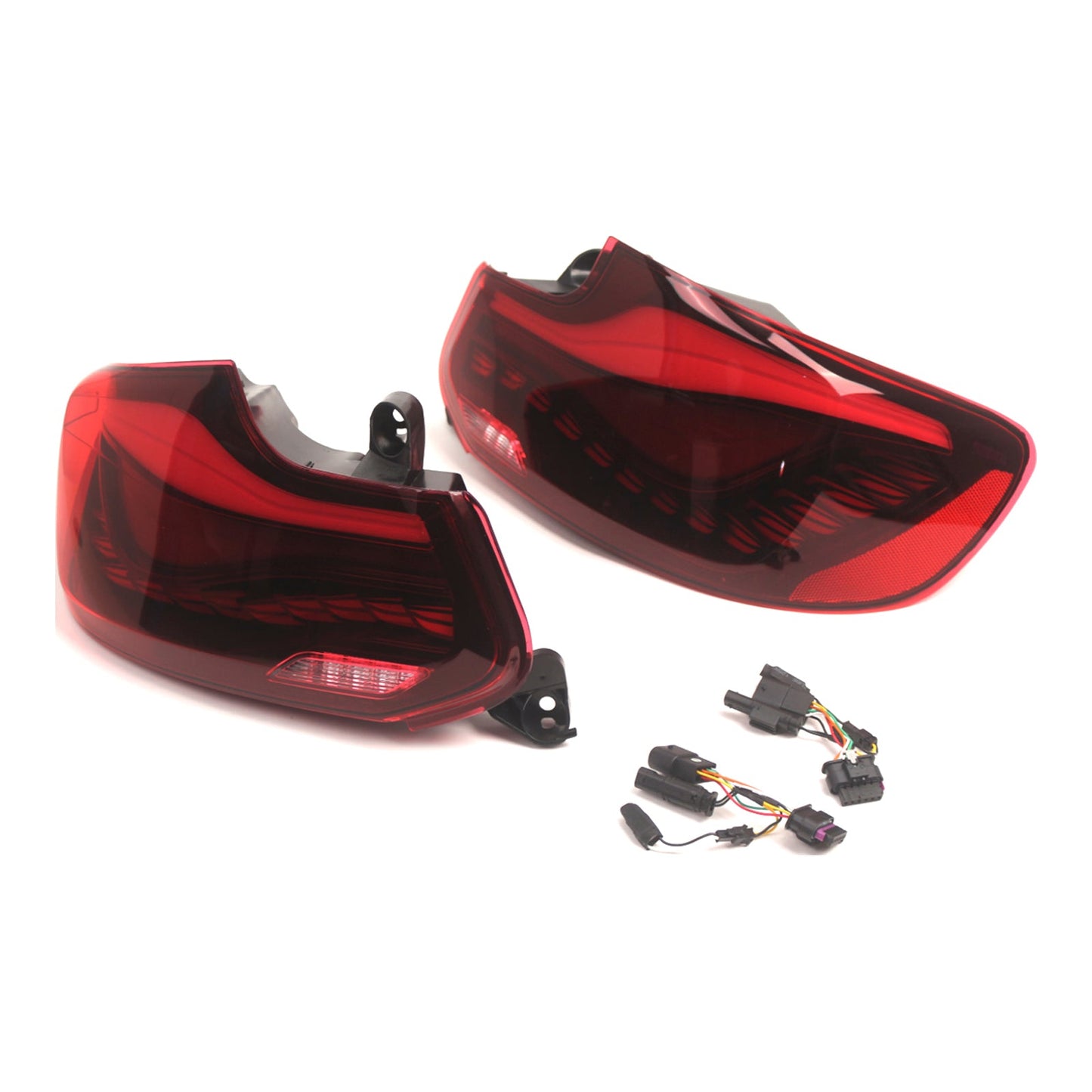 2014-2019 BMW 2 Series F22 F23 F87 228i, 230i L&R Red LED Tail Lights Rear Lamp Assembly 63219491591