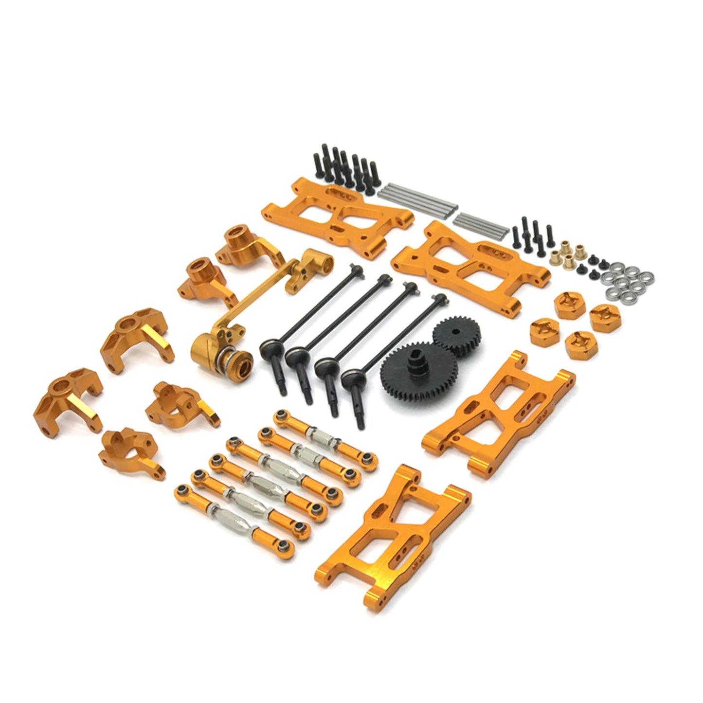 Metal 1/12 1/14 RC Car Upgrade Kits For Wltoys 144001 144002 124016 124017 124018