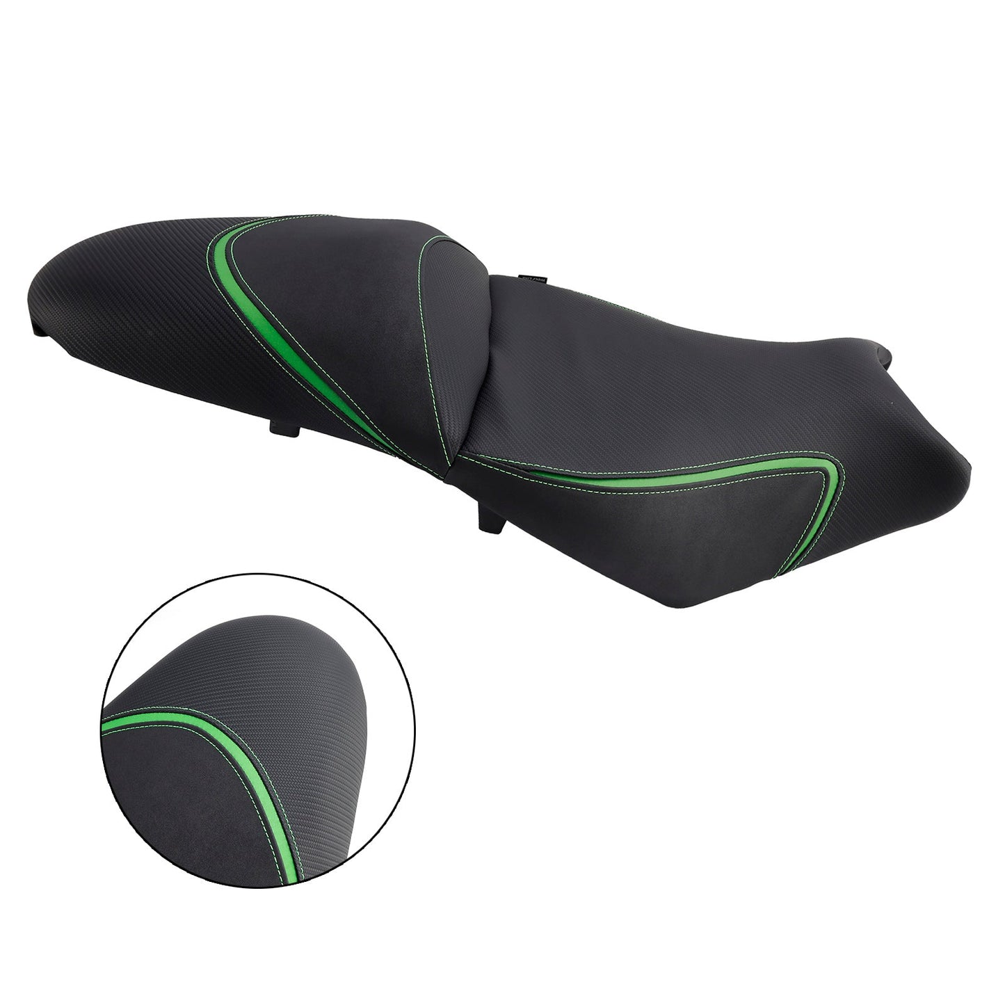 2022-2024 Kawasaki Versys650 Complete Cushion Rider Passenger Seat Green