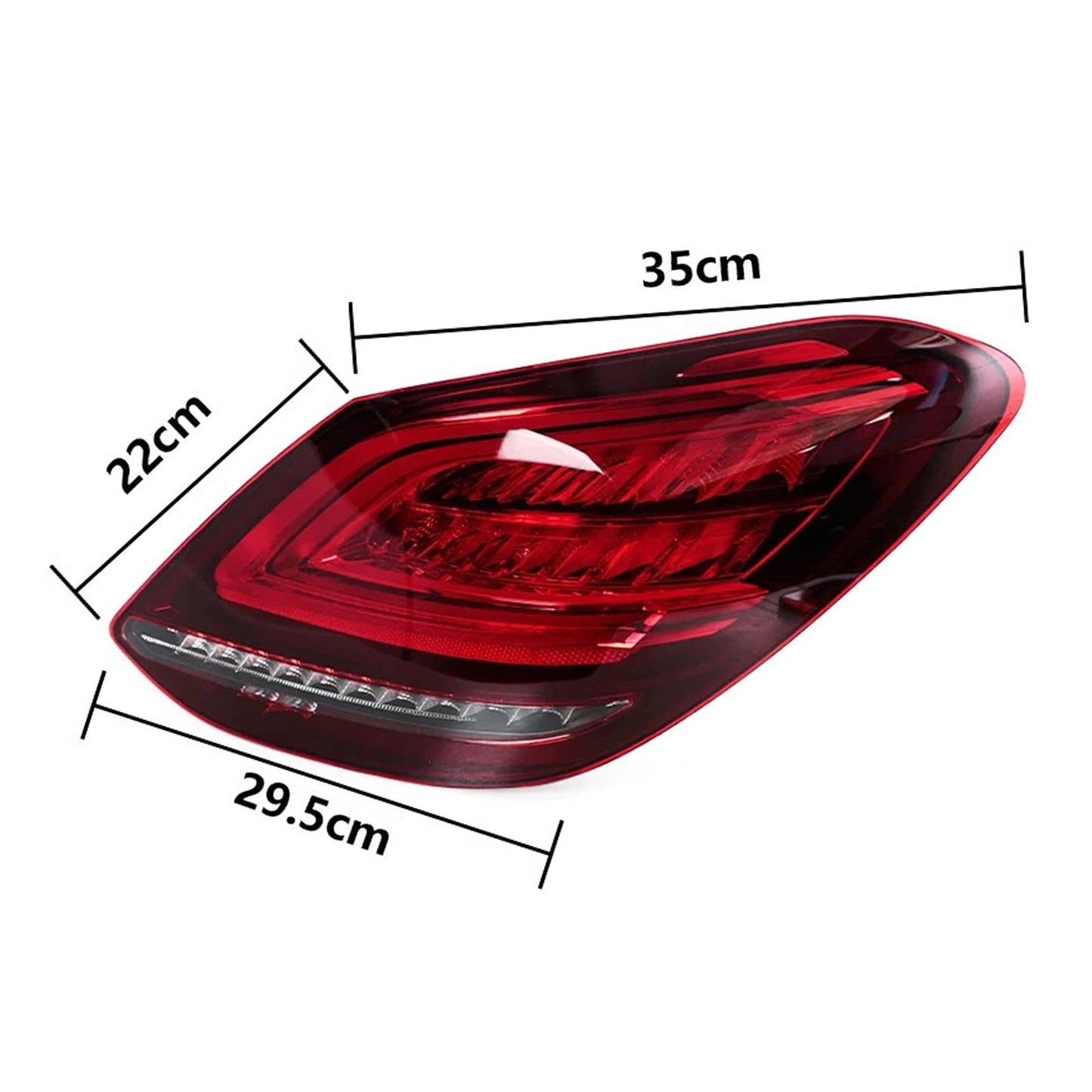 Right LED Rear Tail Light Brake Lamp Fit For Mercedes Benz C-Class W205 2019-2021