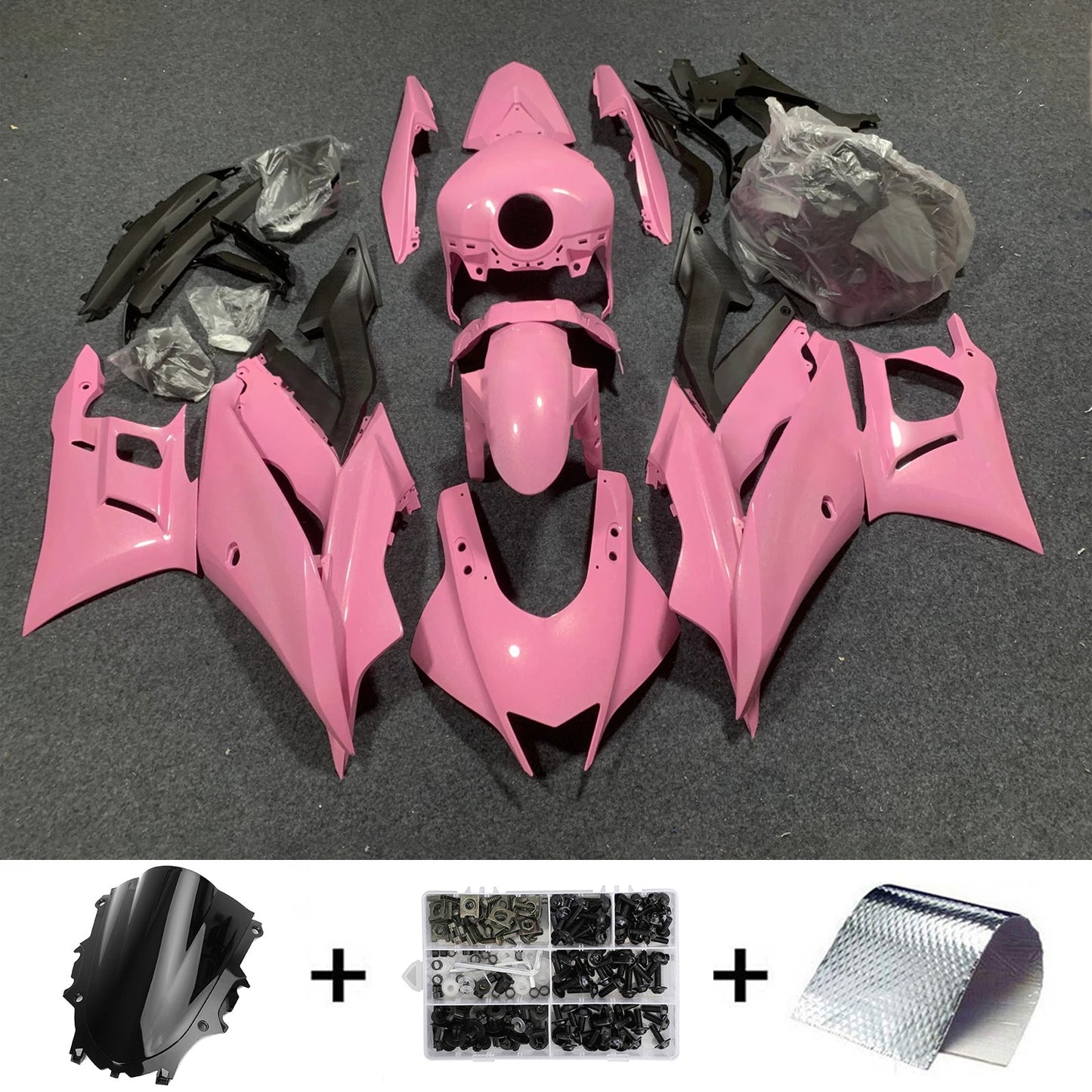 2019-2021 Yamaha YZF-R3 R25 Injection Fairing Kit Bodywork Plastic ABS