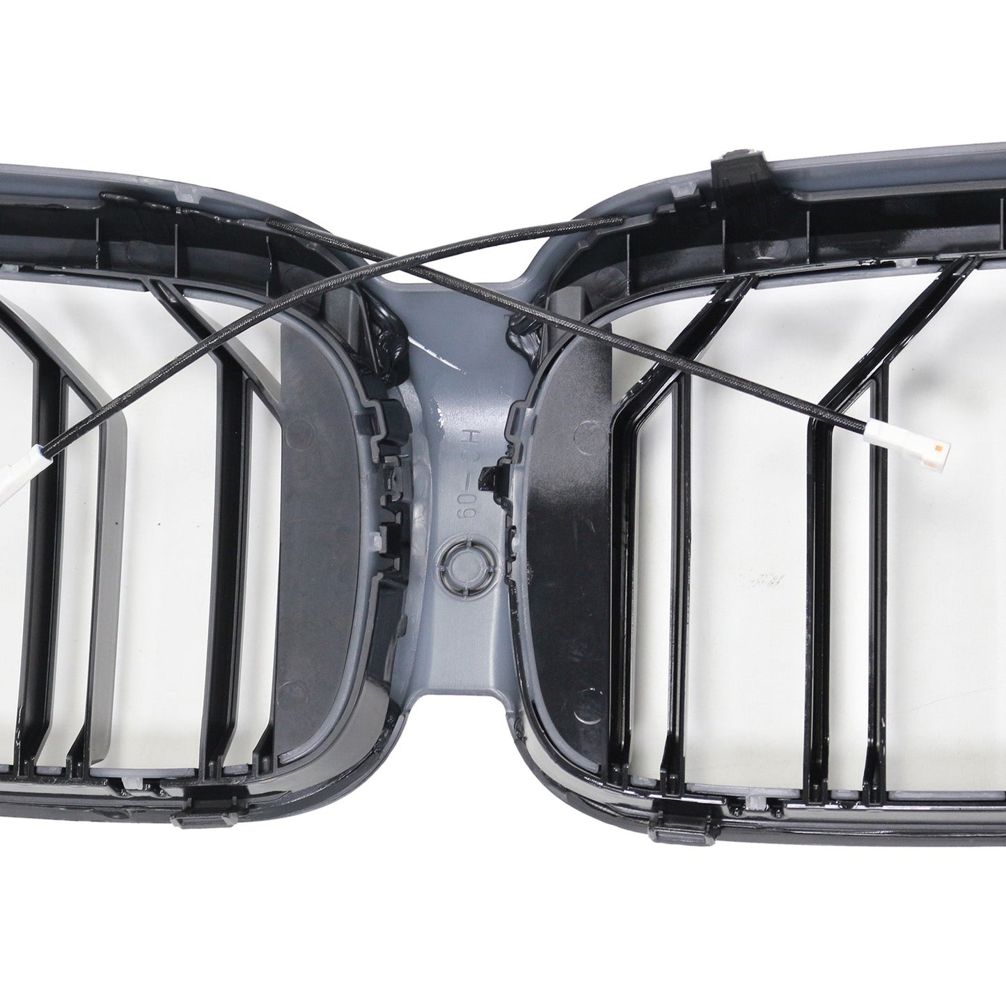 2017-2020 BMW 5 Series G30 G31 Double Slat Front Kidney Grille Gloss Black