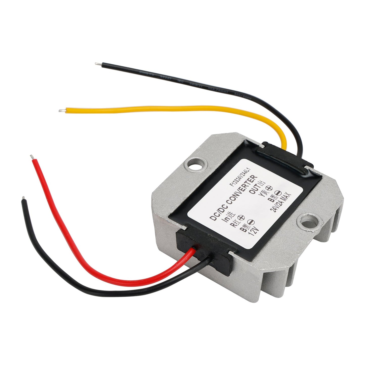 Waterproof DC 12V to 24V 2A Step-Up Power Supply Converter Regulator
