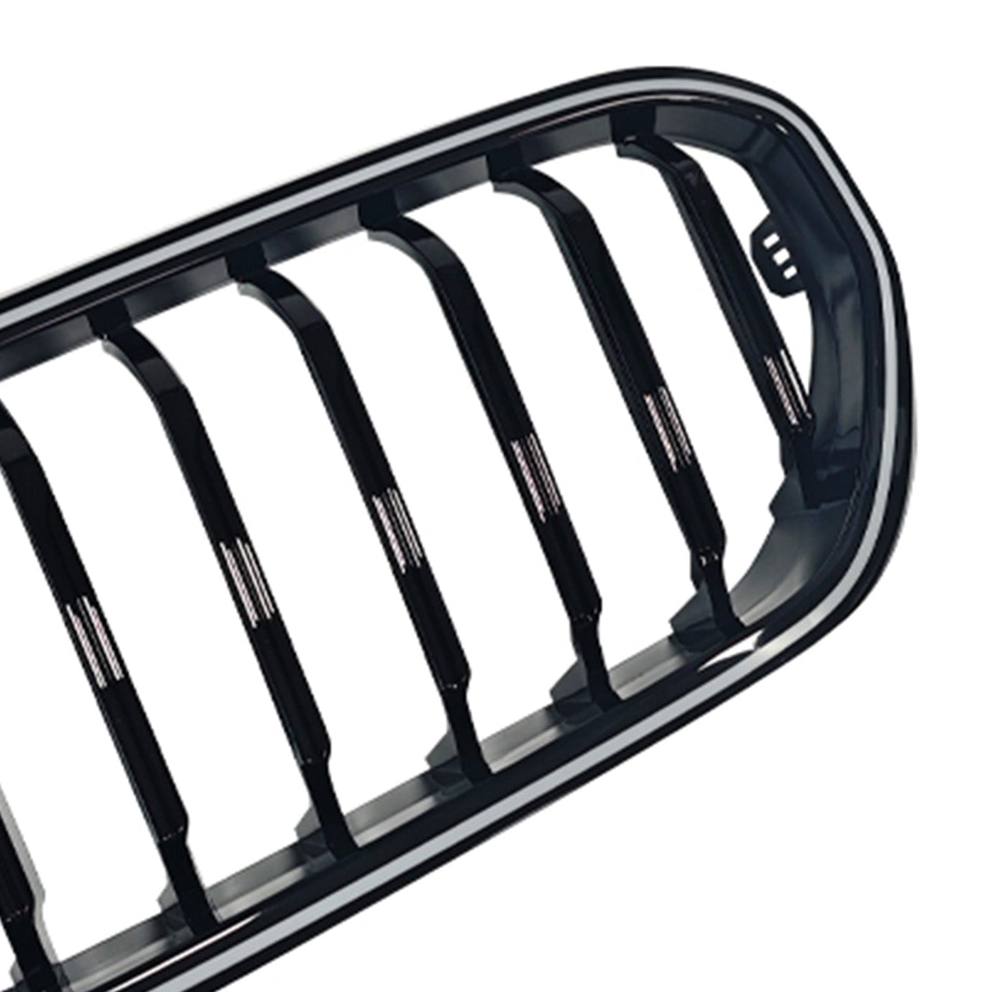 2021-2024 Fit BMW 5 Series G30 G38 Gloss Black Front Kidney Grill Grille
