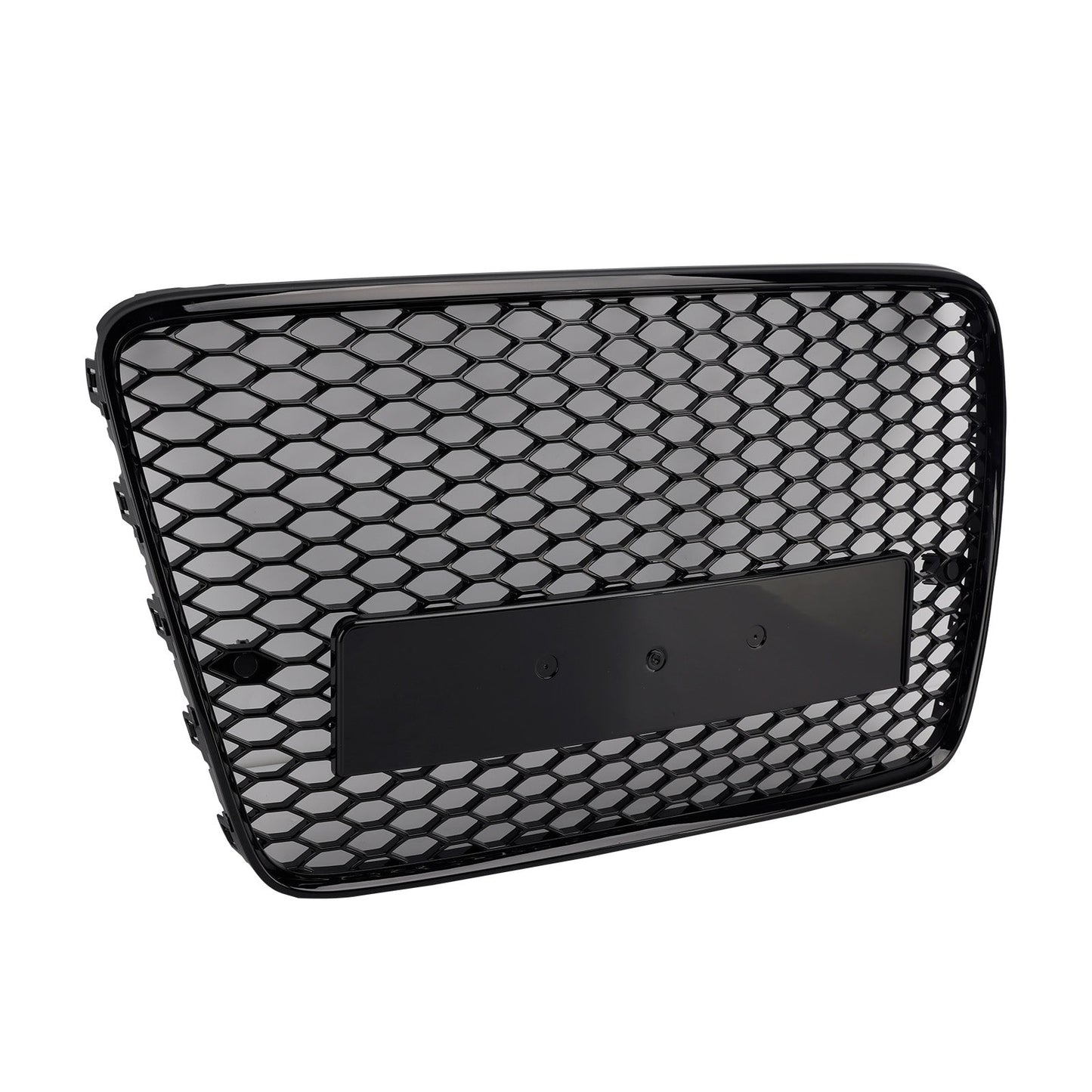 For Audi Q7 SQ7 2005-2015 Gloss Black Front Bumper Radiator Vent Mesh Grille Grill