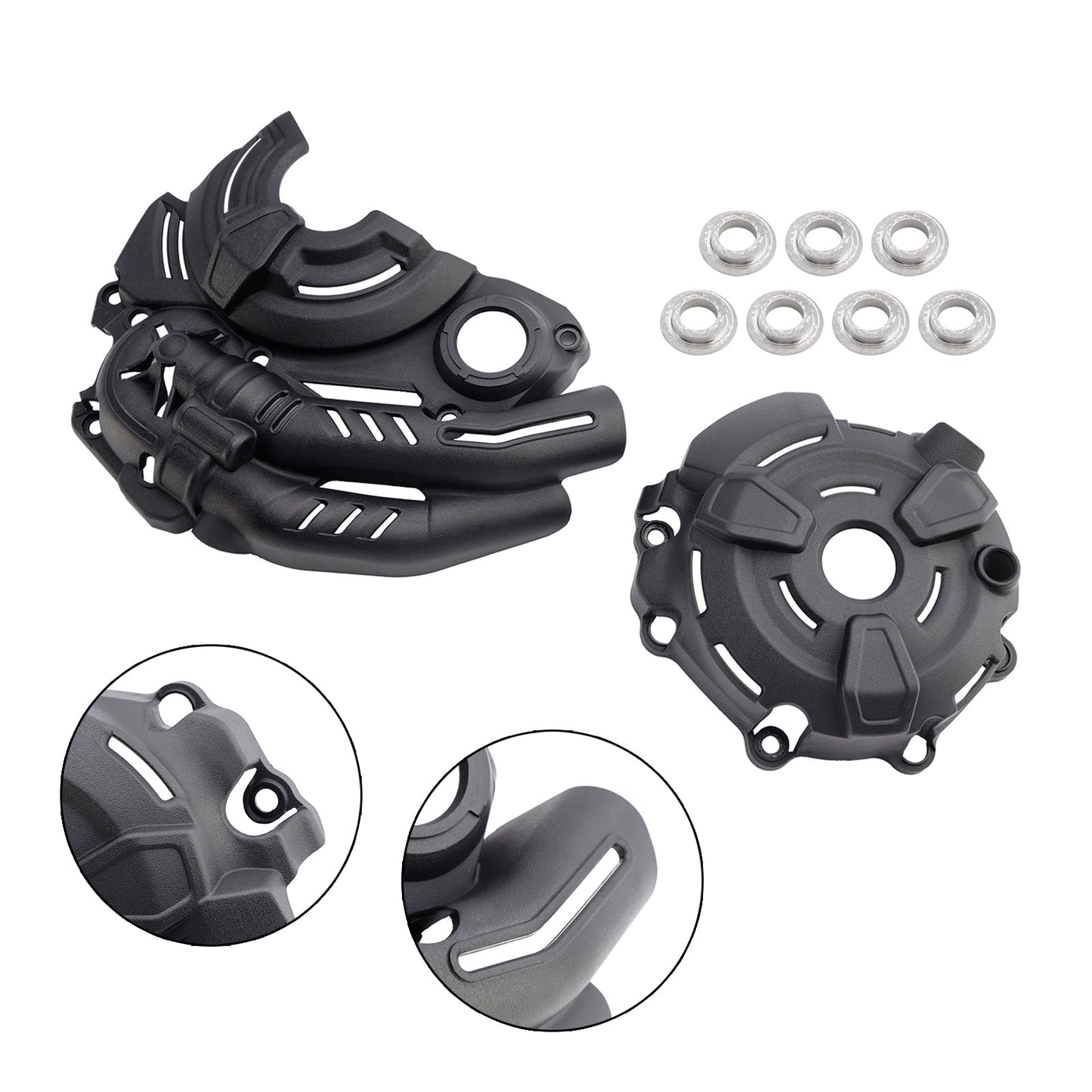2019-2024 YAMAHA Tracer 7 Engine Guards Protective Engine Housing Black