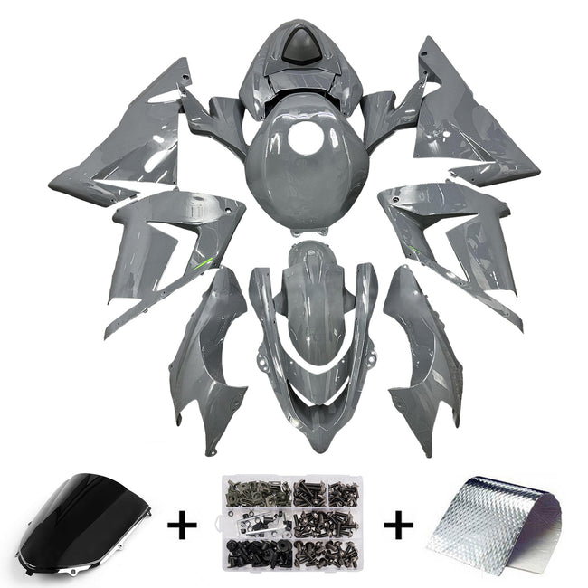 Injection Fairing Kit Bodywork Plastic ABS fit For Kawasaki ZX10R 2004-2005