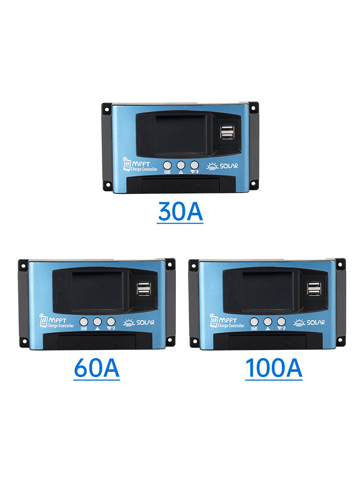 30A/60A/100A MPPT Solar Controller Bluetooth Temperature Monitoring Charging