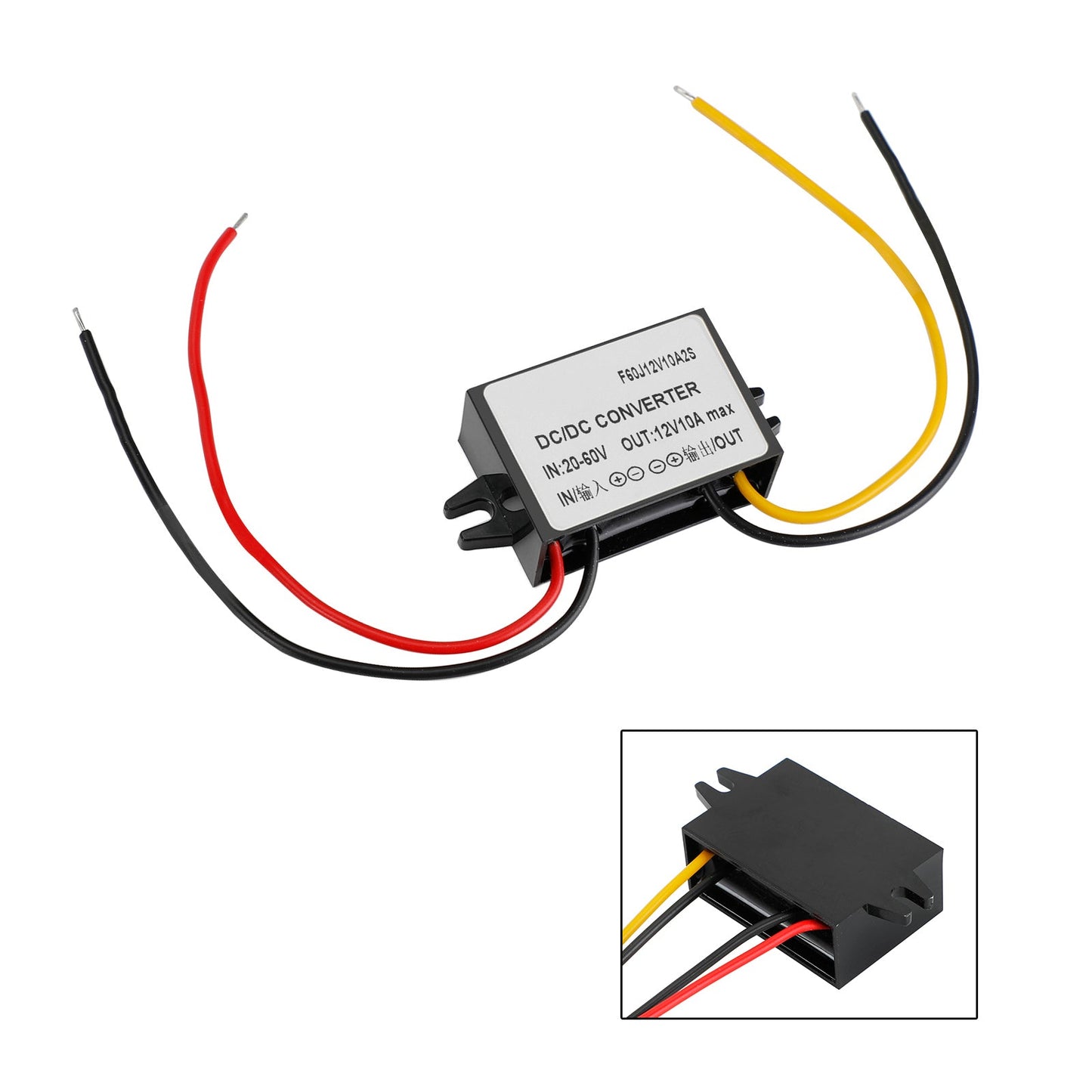 Step Down DC/DC Buck Converter 20-60V to 12V 10A Regulator Power Module